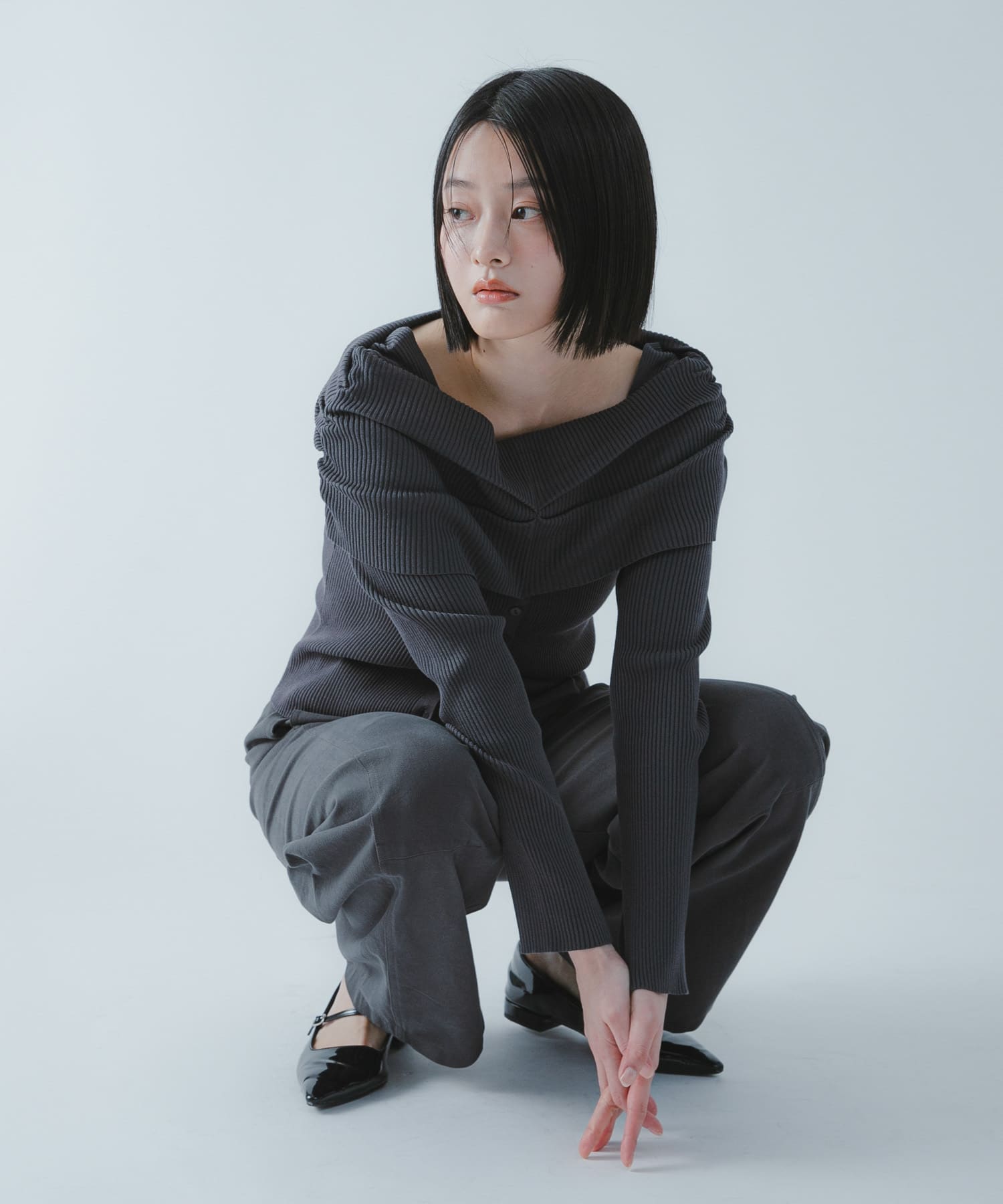 身長：163cm サイズ：one