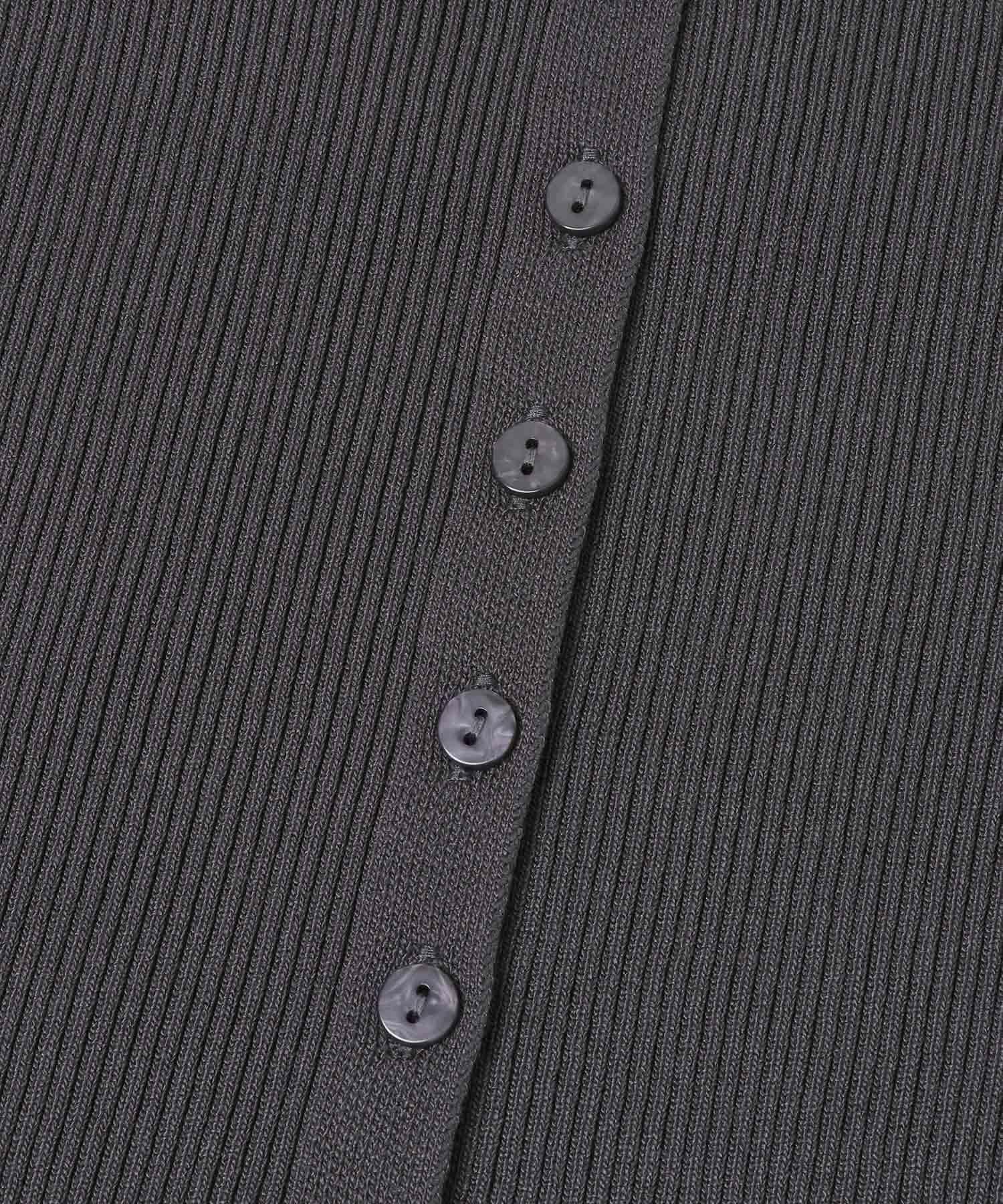 『洗濯可/防花粉』SKINProofオフショルセーター CHARCOAL One