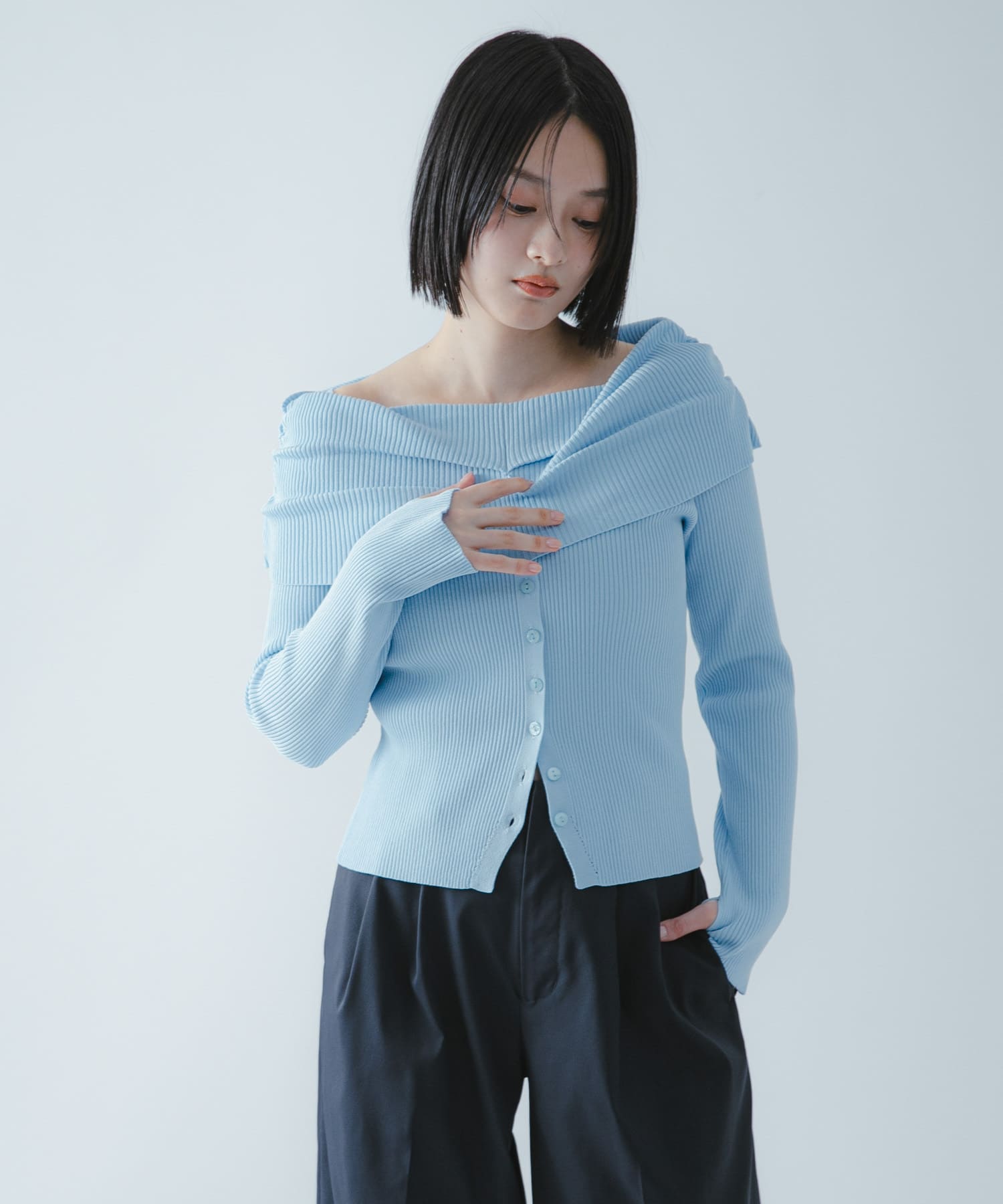 身長：163cm サイズ：one