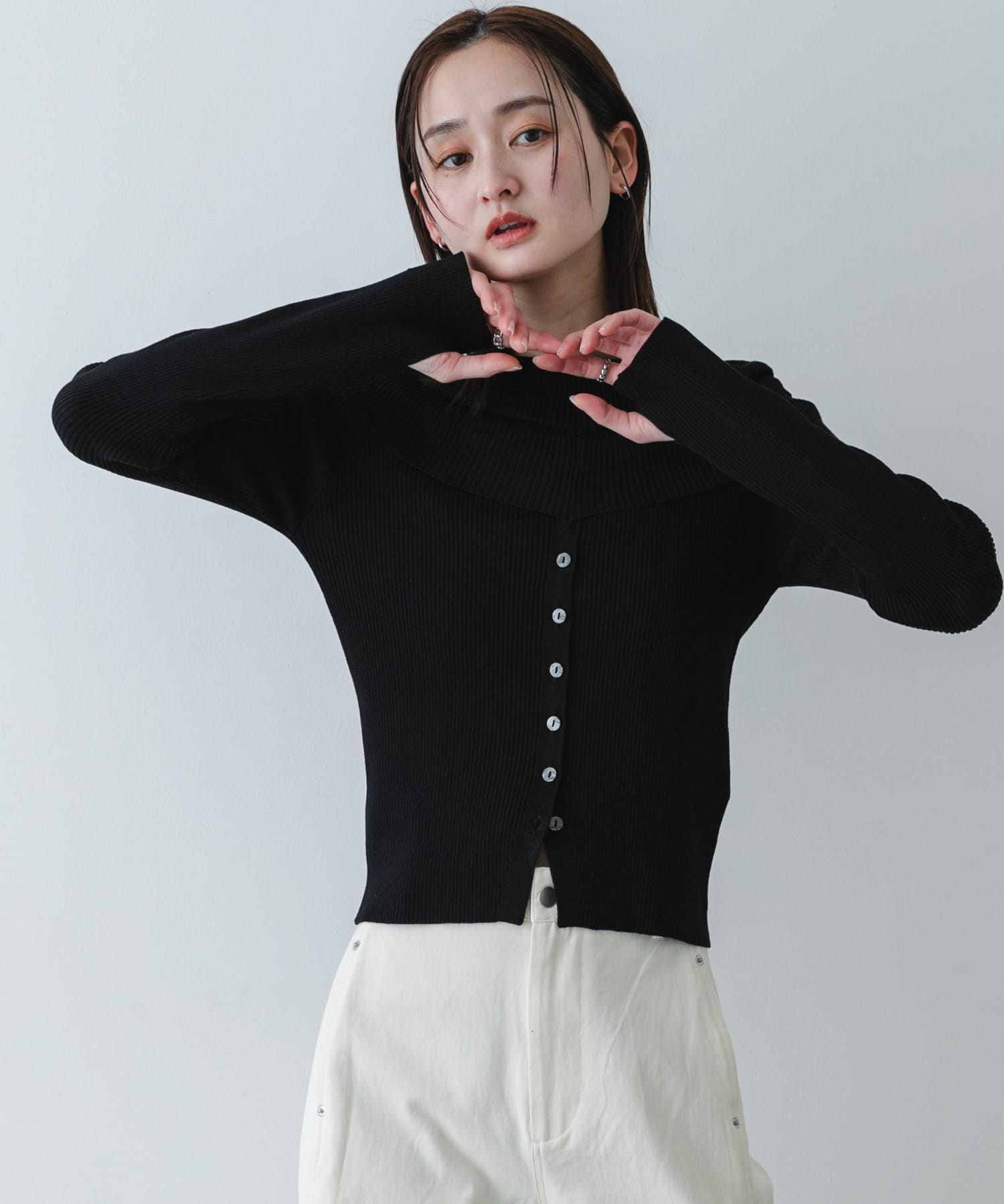 身長：169cm サイズ：one