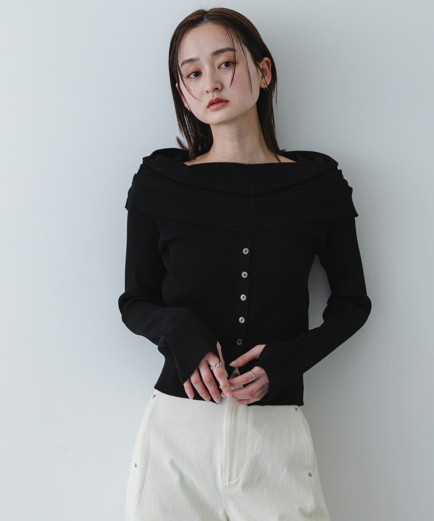 身長：169cm サイズ：one