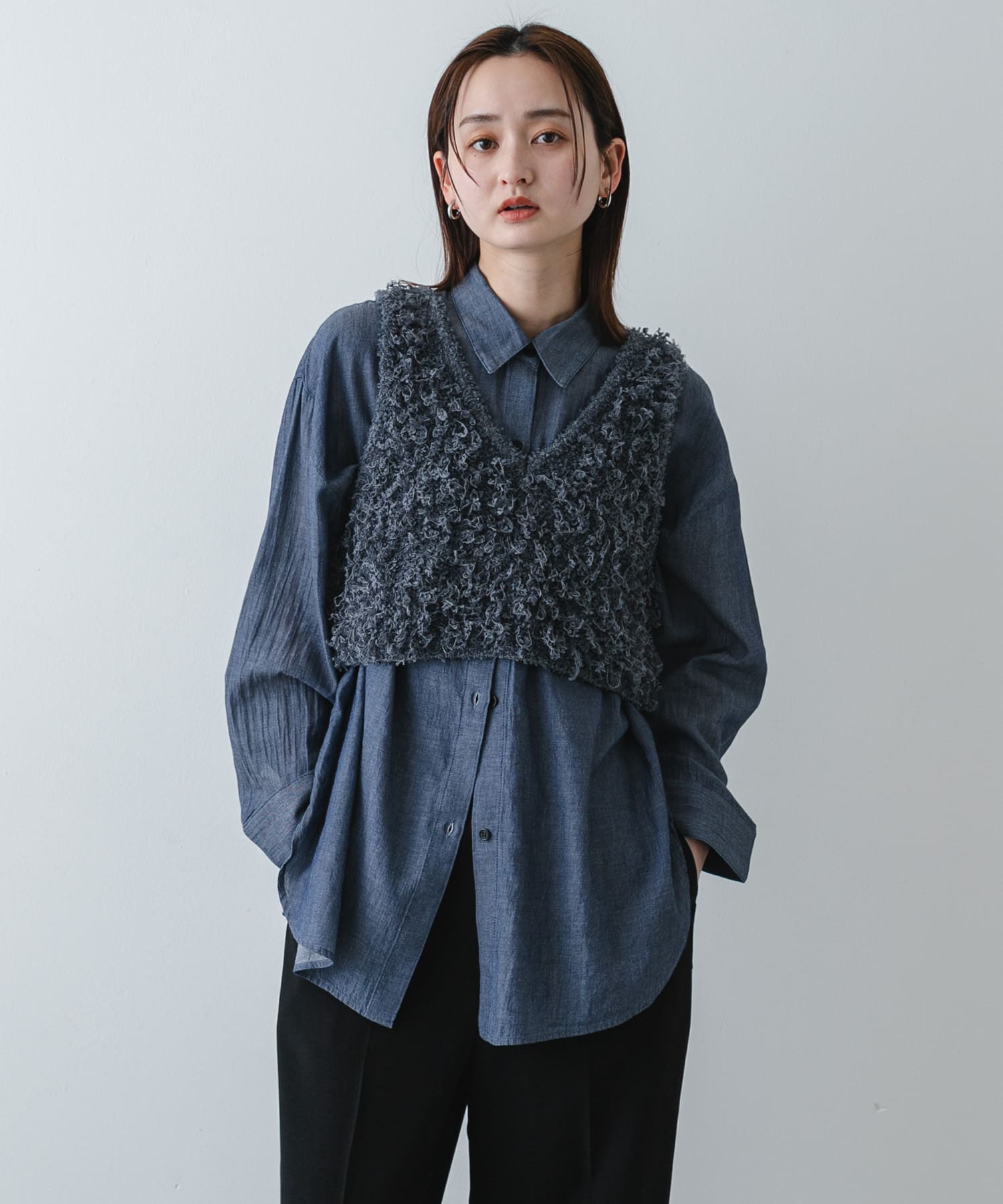 身長：169cm サイズ：one