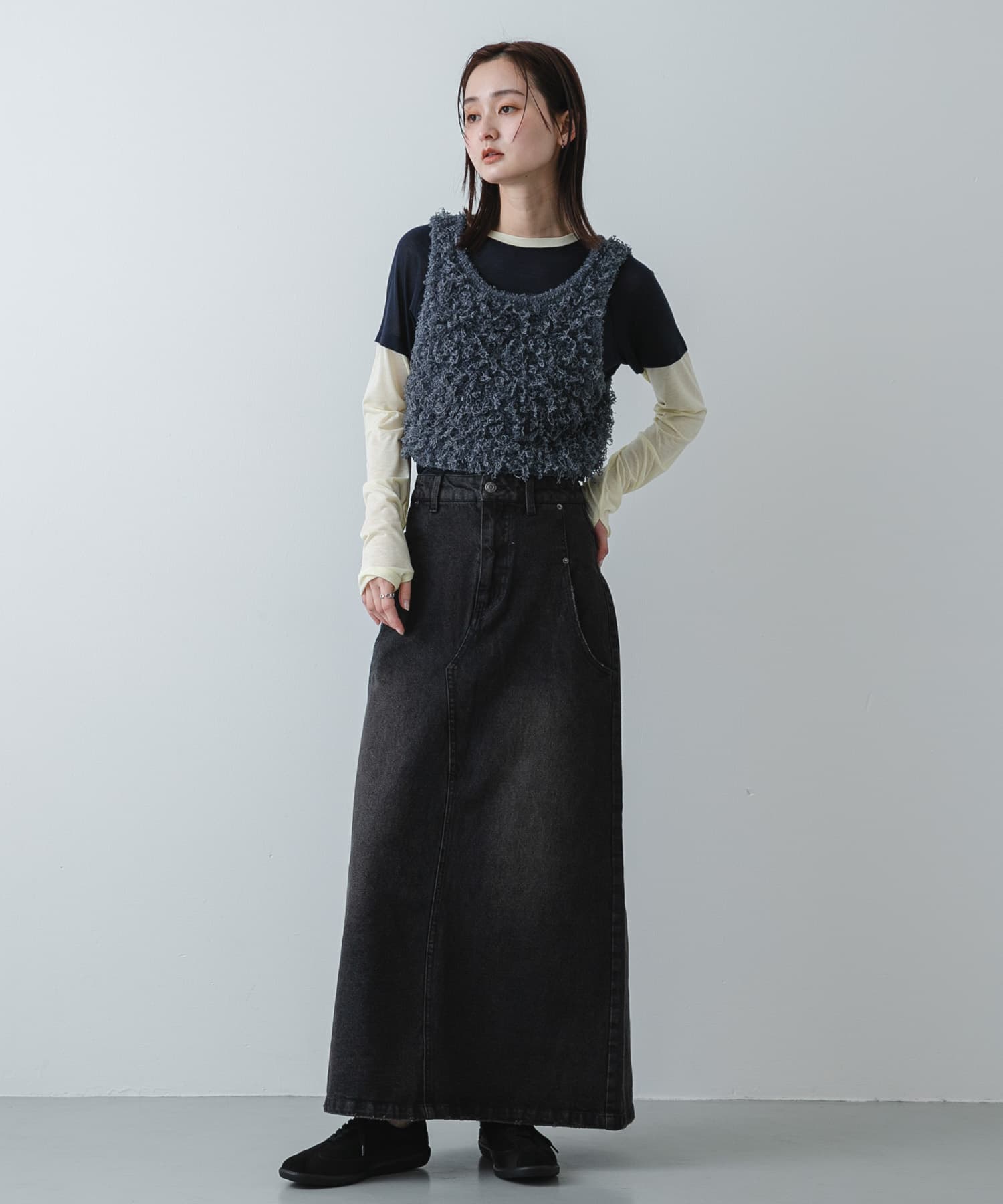 身長：169cm サイズ：one