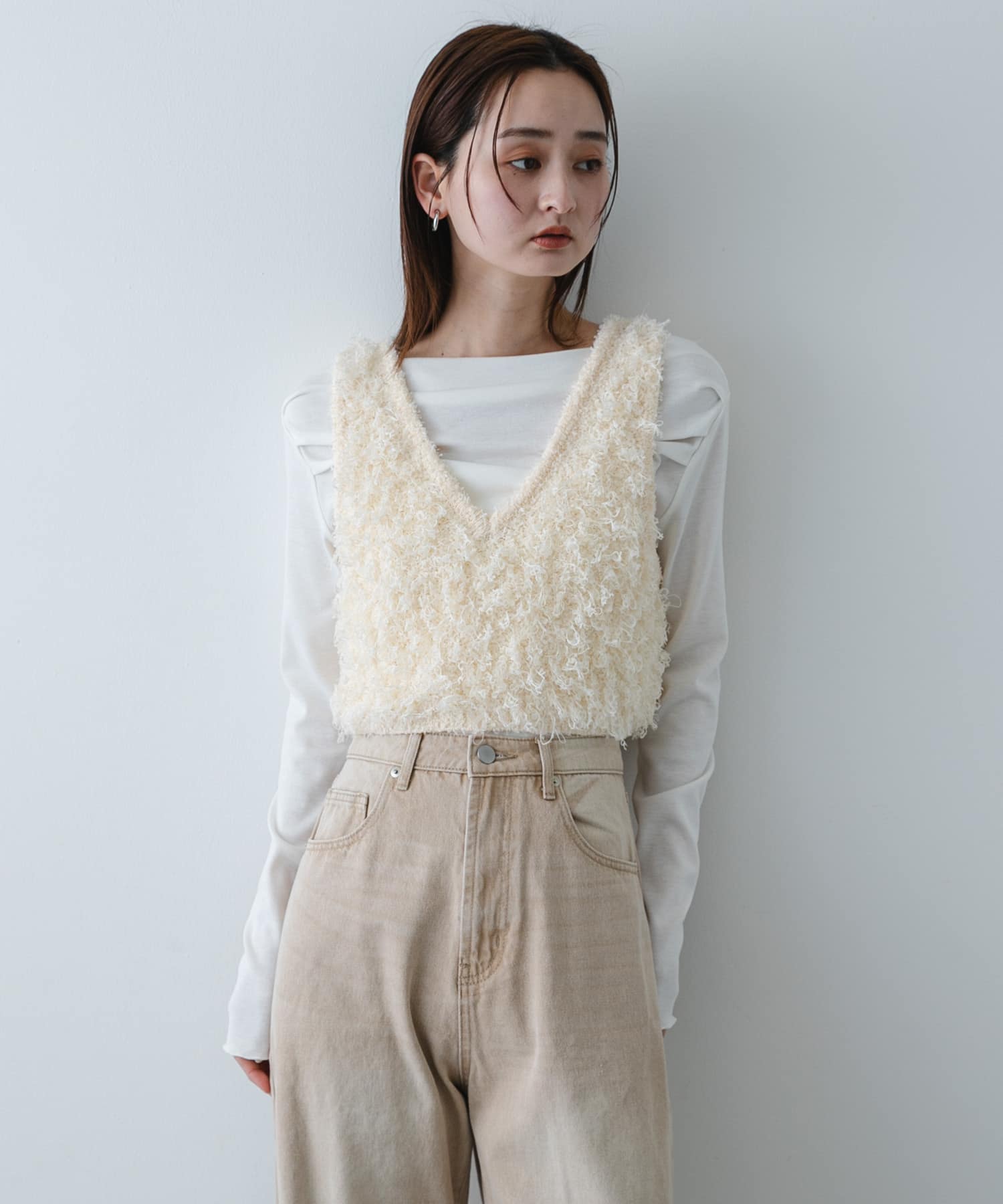 身長：169cm サイズ：one