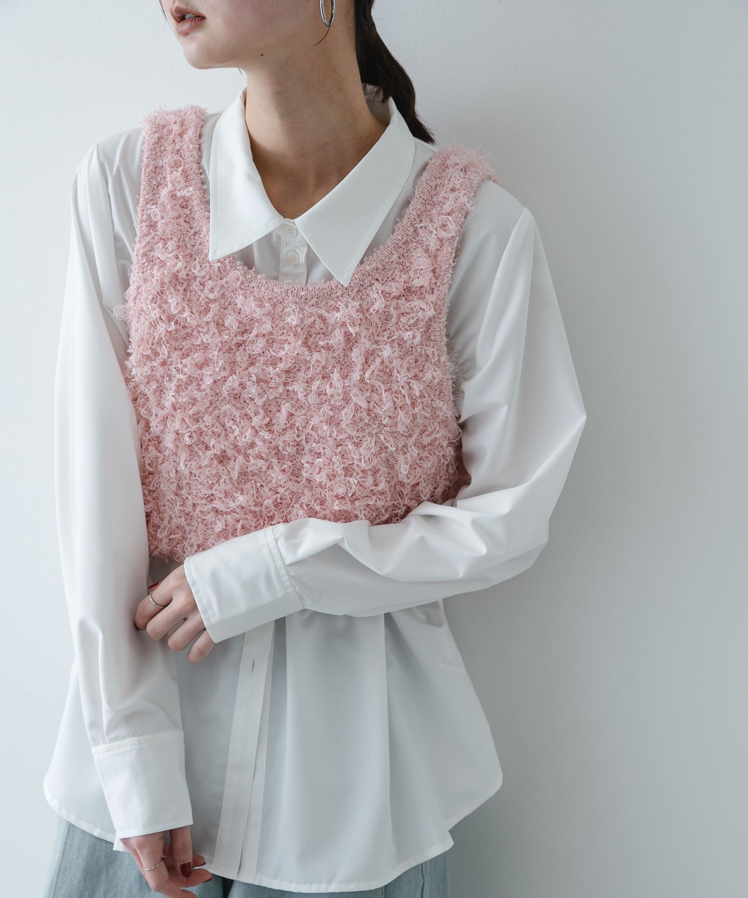 身長：169cm サイズ：one