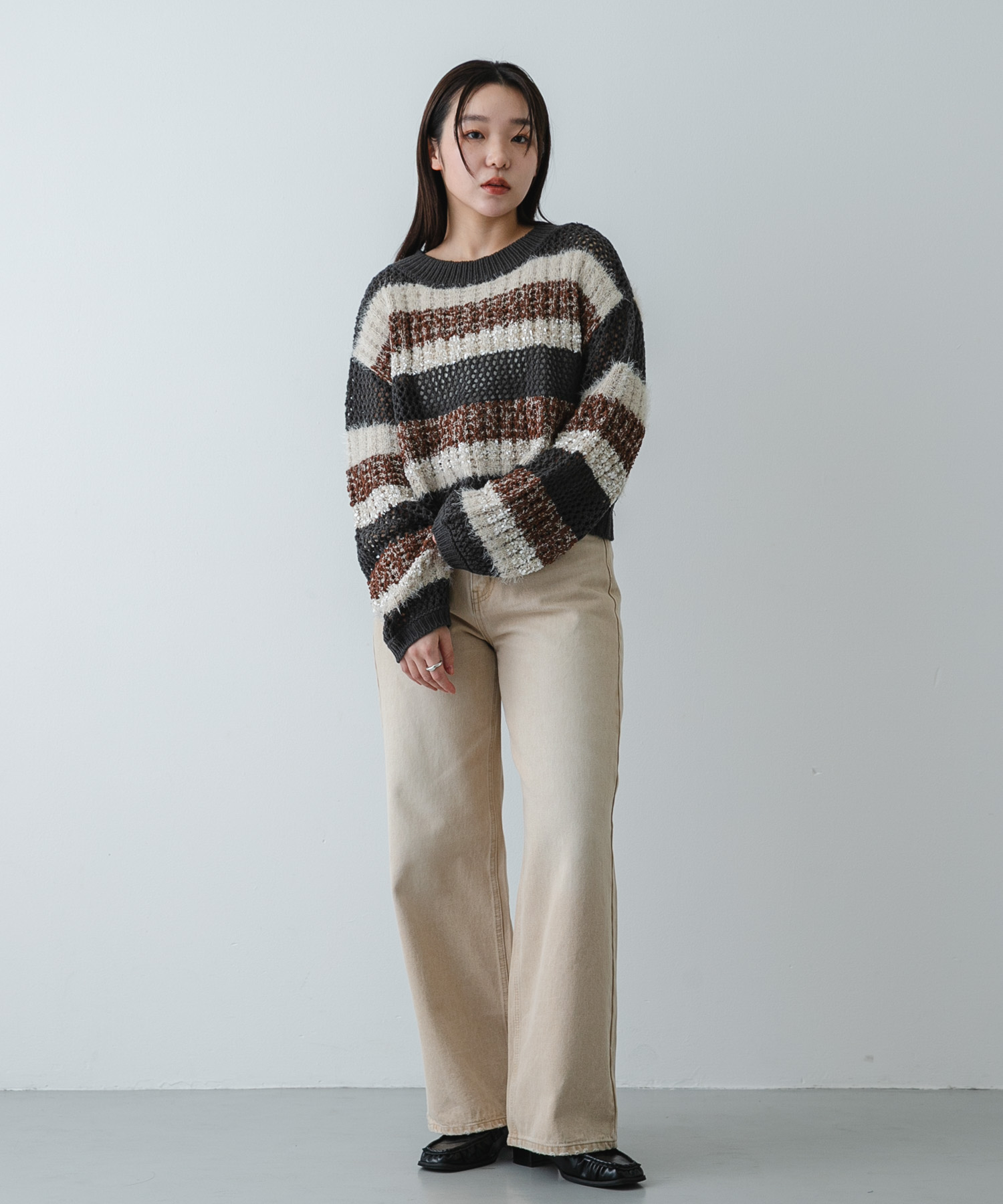 身長：158cm サイズ：one