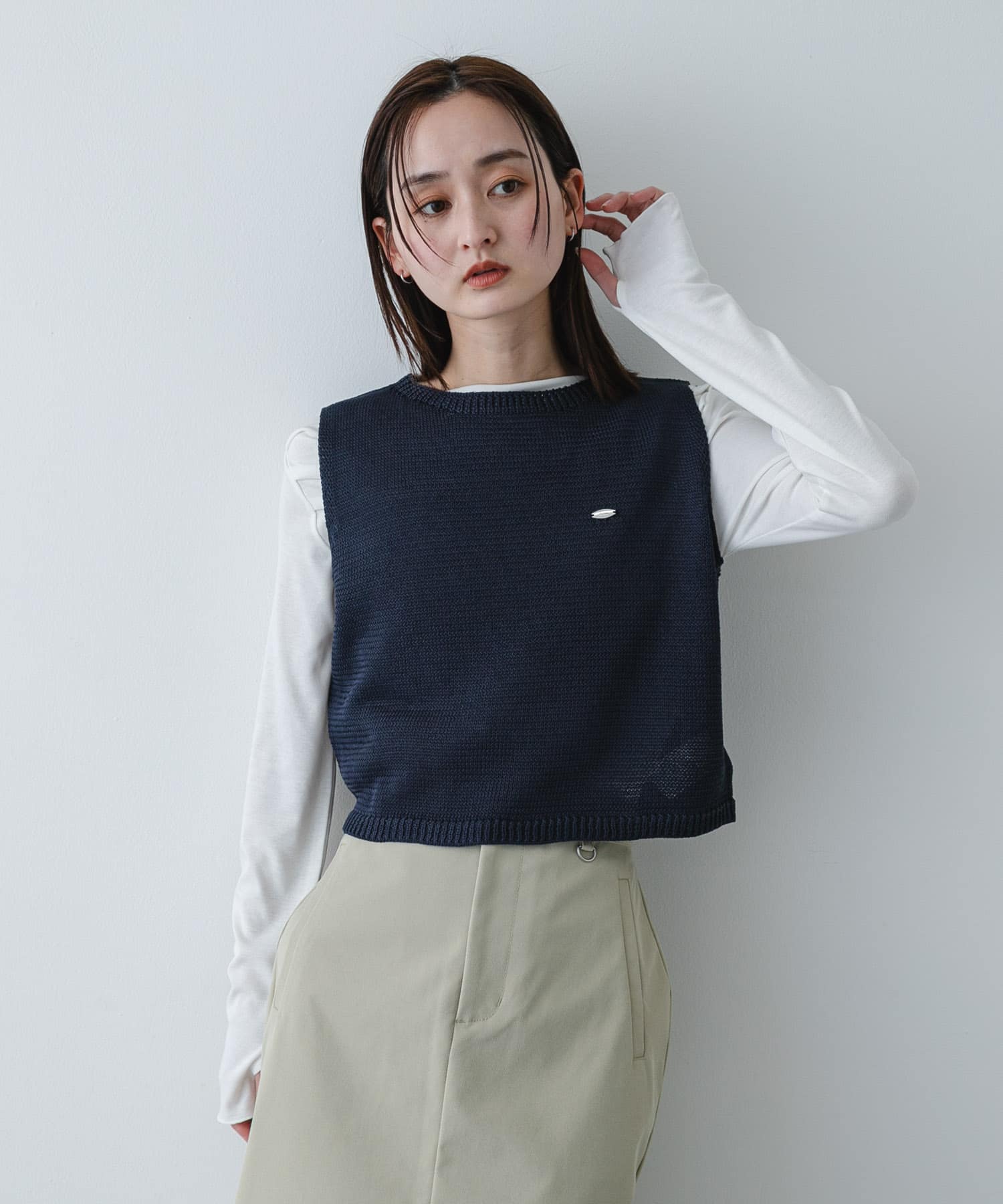 身長：169cm サイズ：one