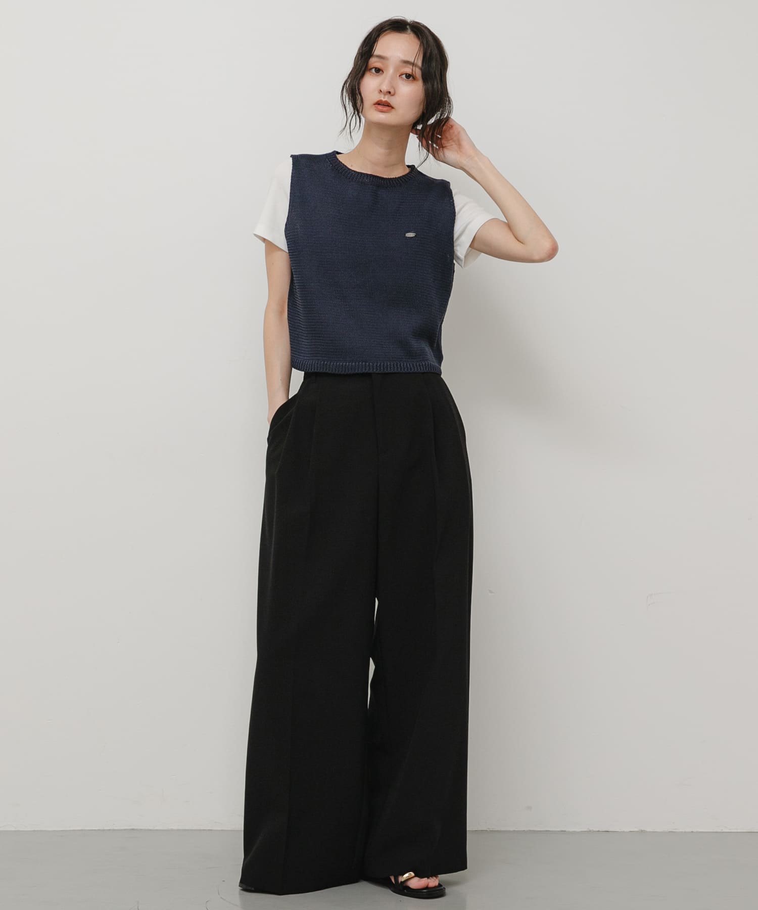 身長：169cm サイズ：one