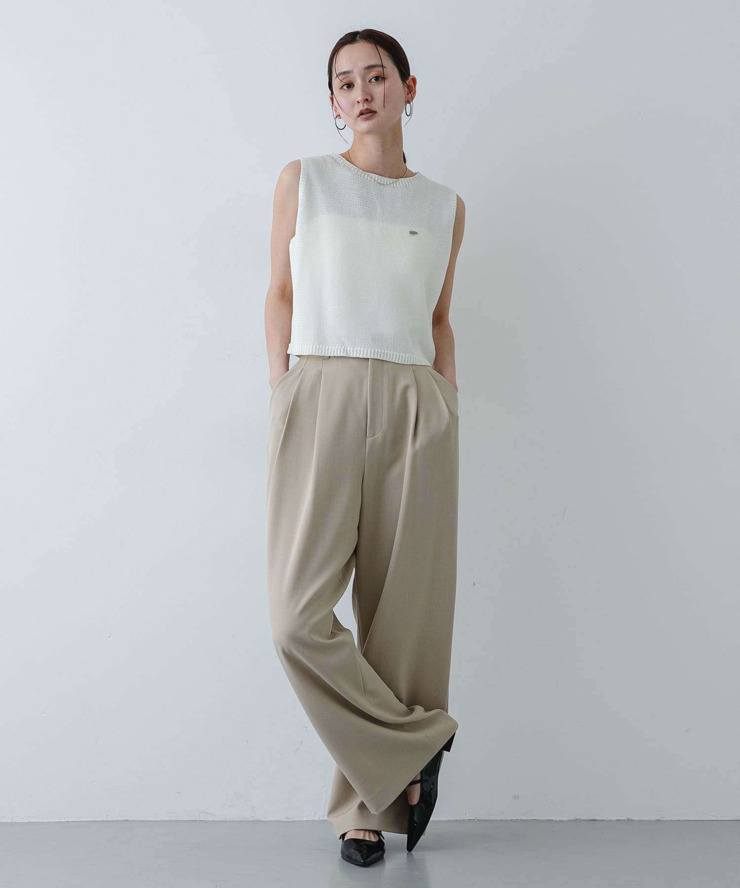 身長：169cm サイズ：one