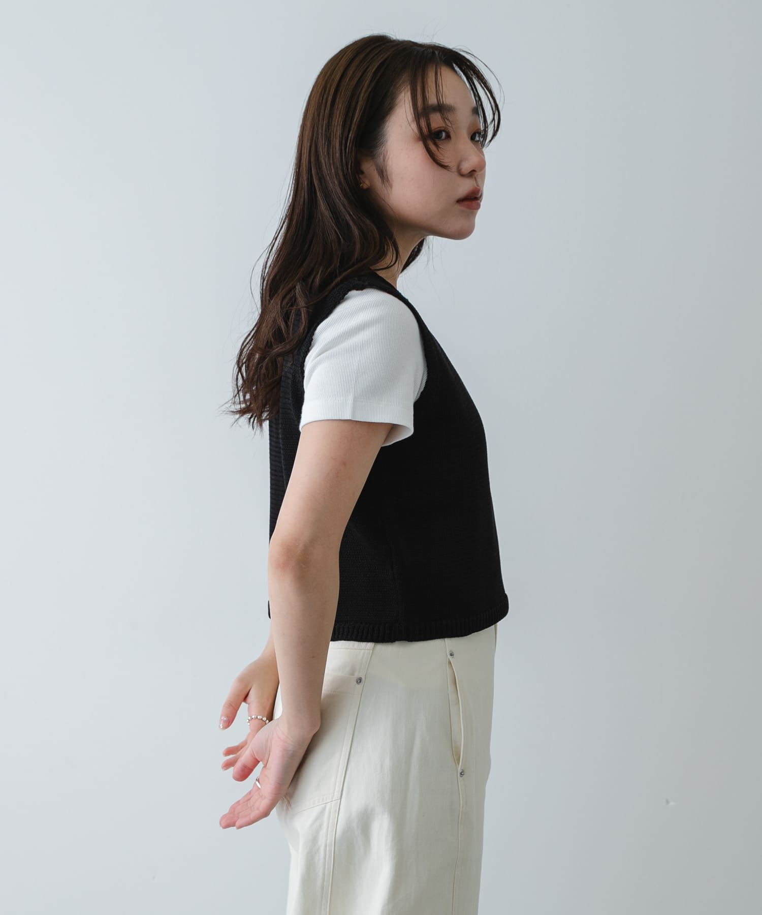 身長：158cm サイズ：one