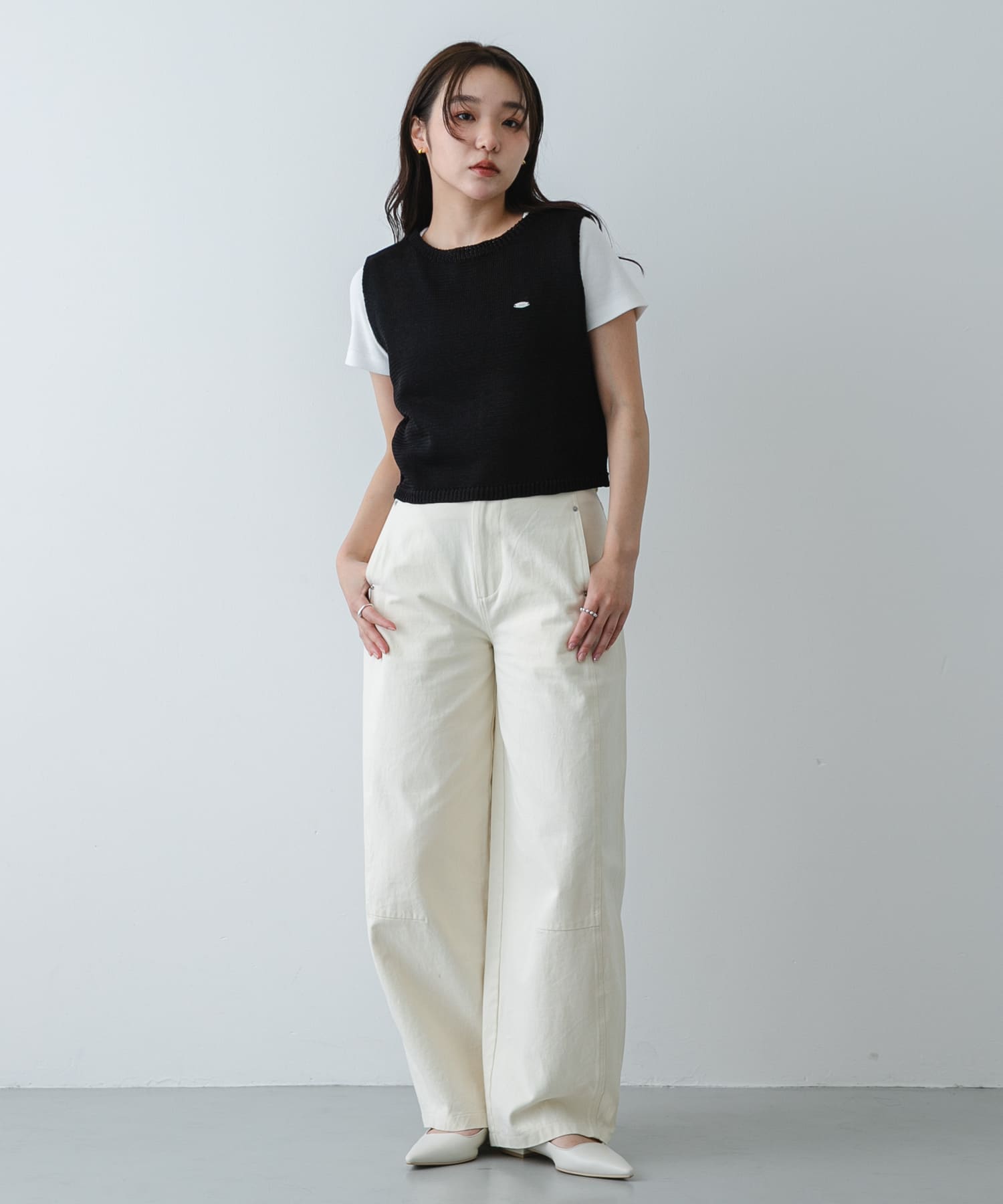 身長：158cm サイズ：one