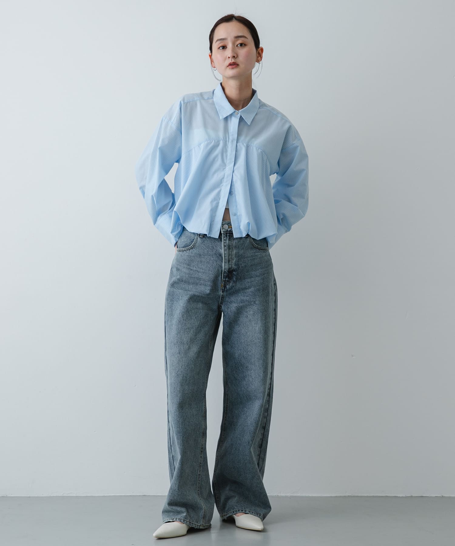 身長 : 169cm サイズ : one