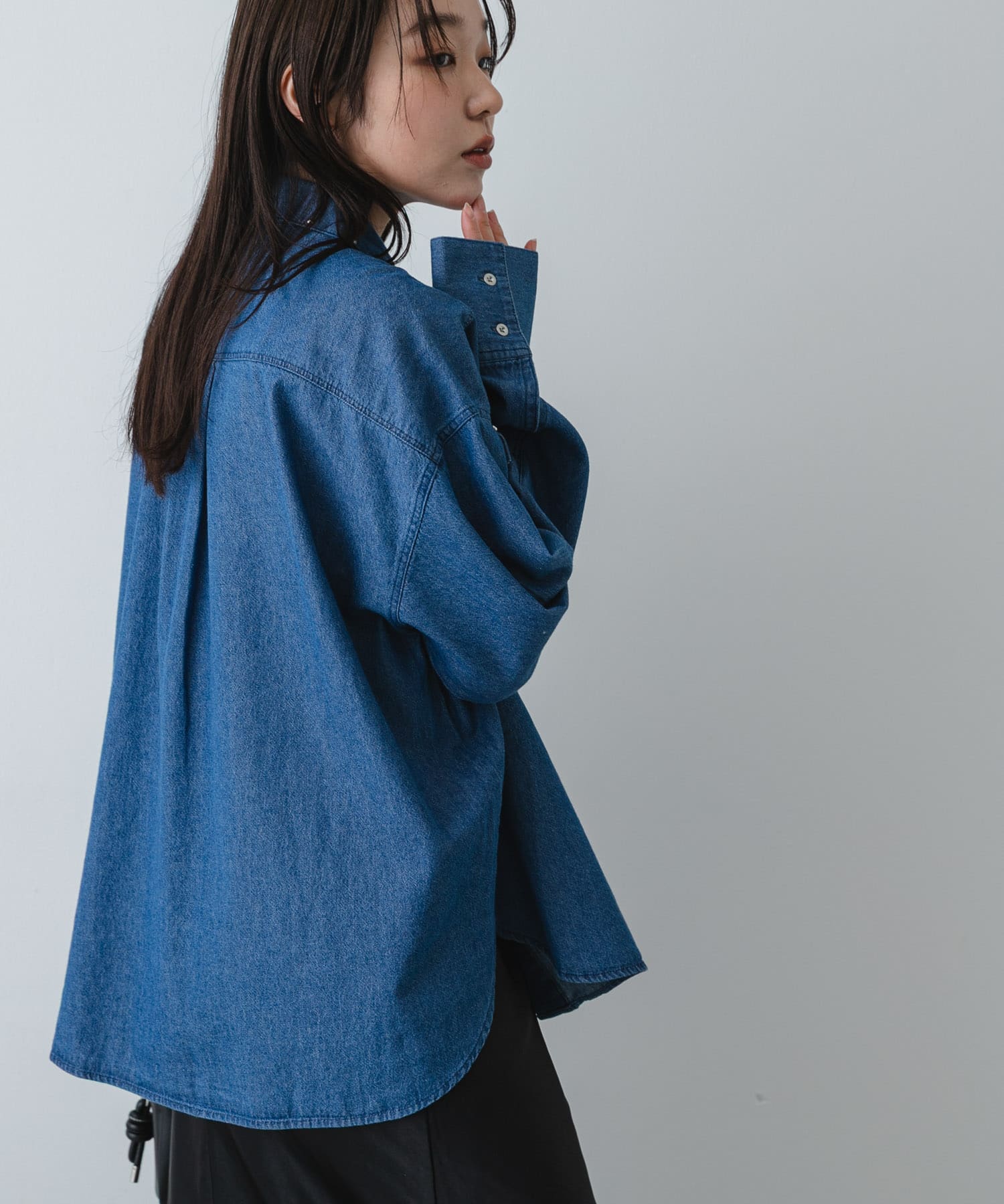 身長：158cm サイズ：one