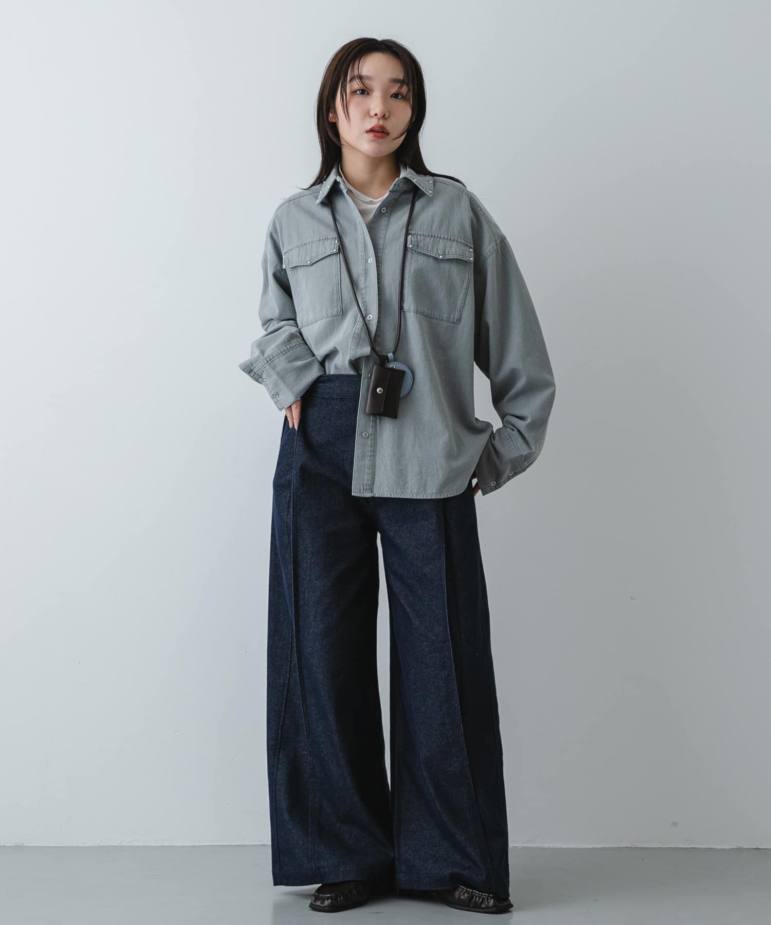 身長：158cm サイズ：one