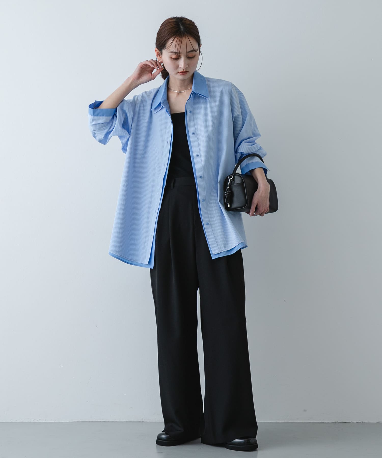 身長：169cm サイズ：one