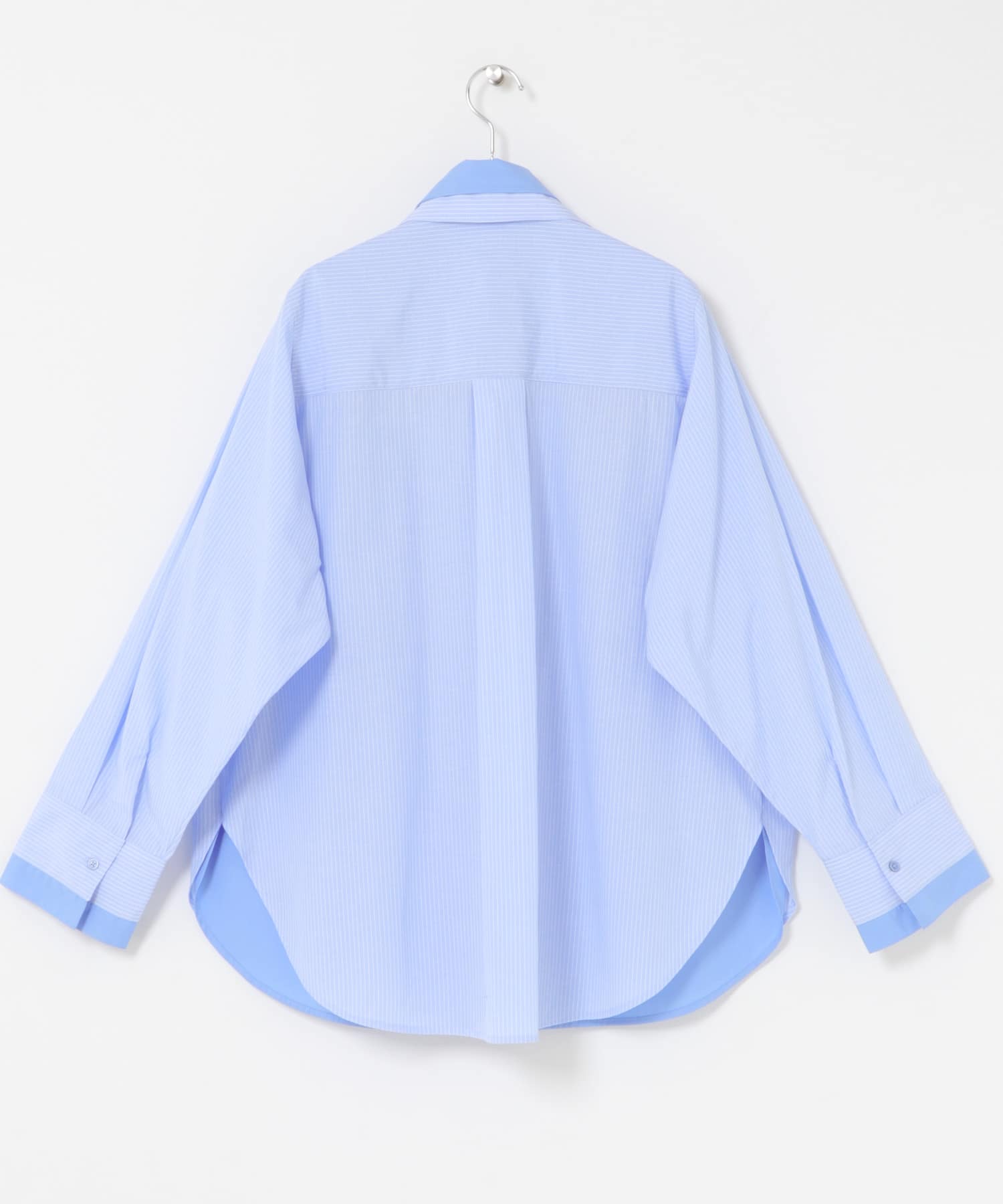 『WEB限定』フェイクレイヤードルーズシャツ L.BLU×BLU One