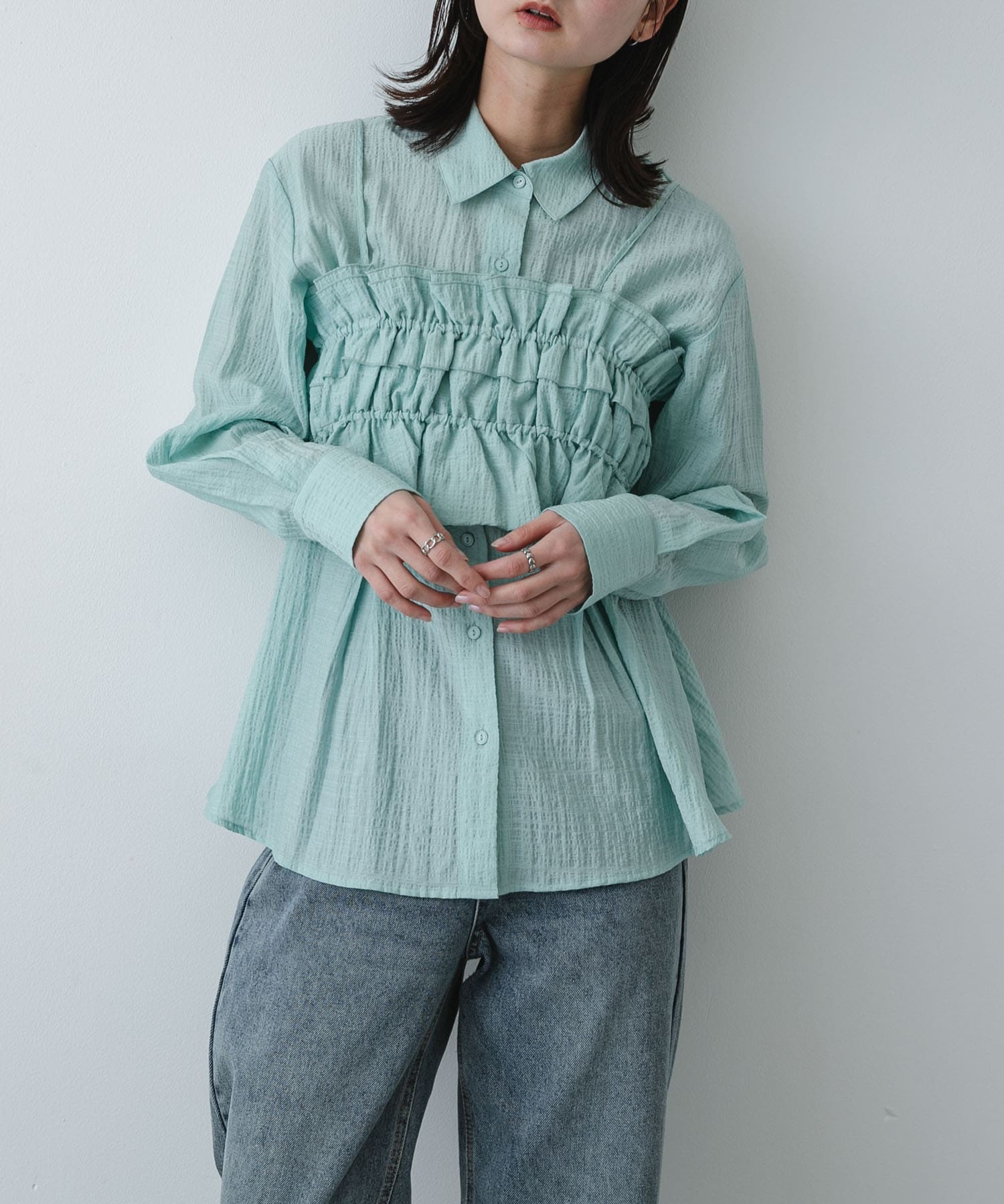 身長 : 169cm サイズ : one