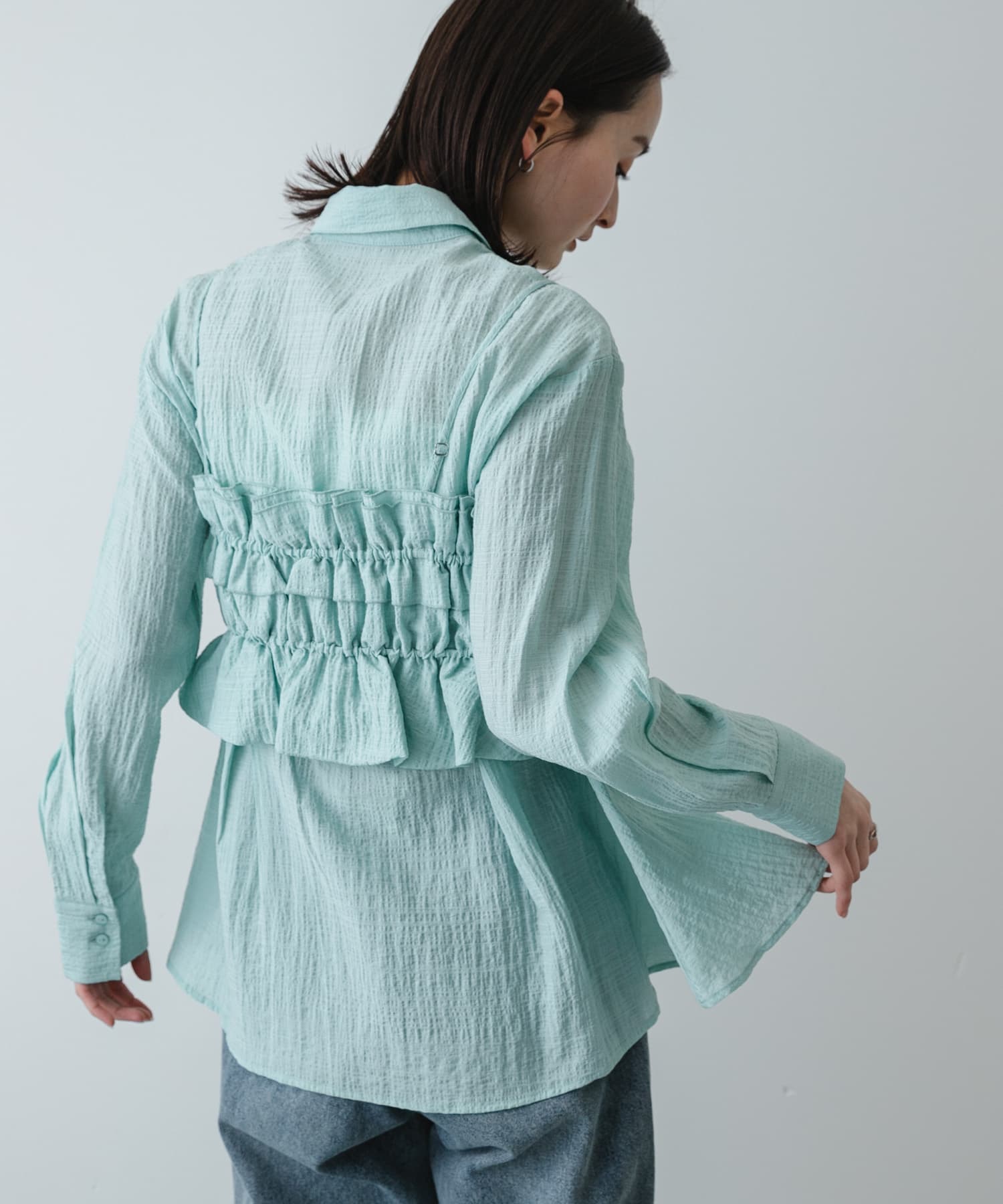 身長 : 169cm サイズ : one