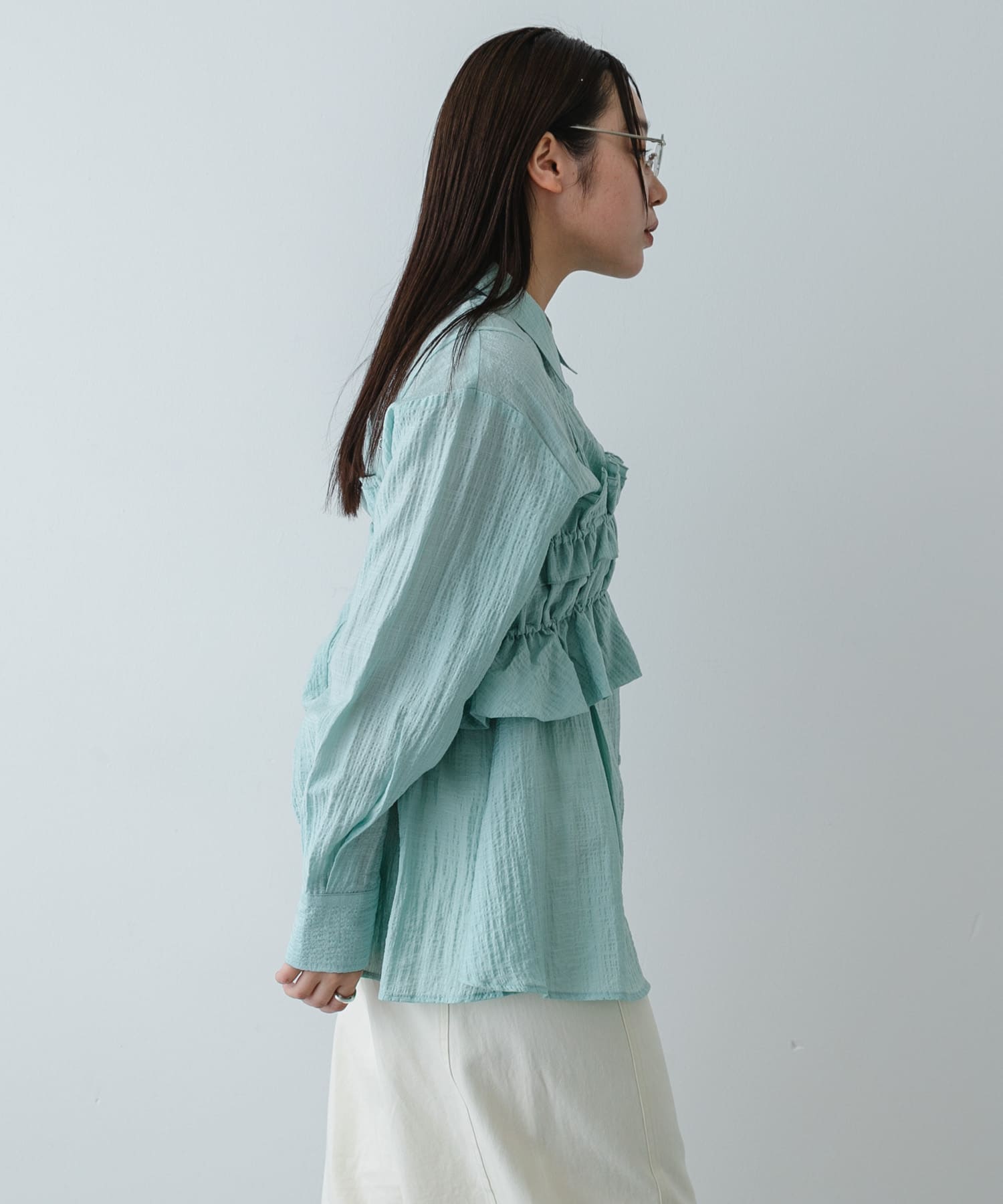 身長：158cm サイズ：one