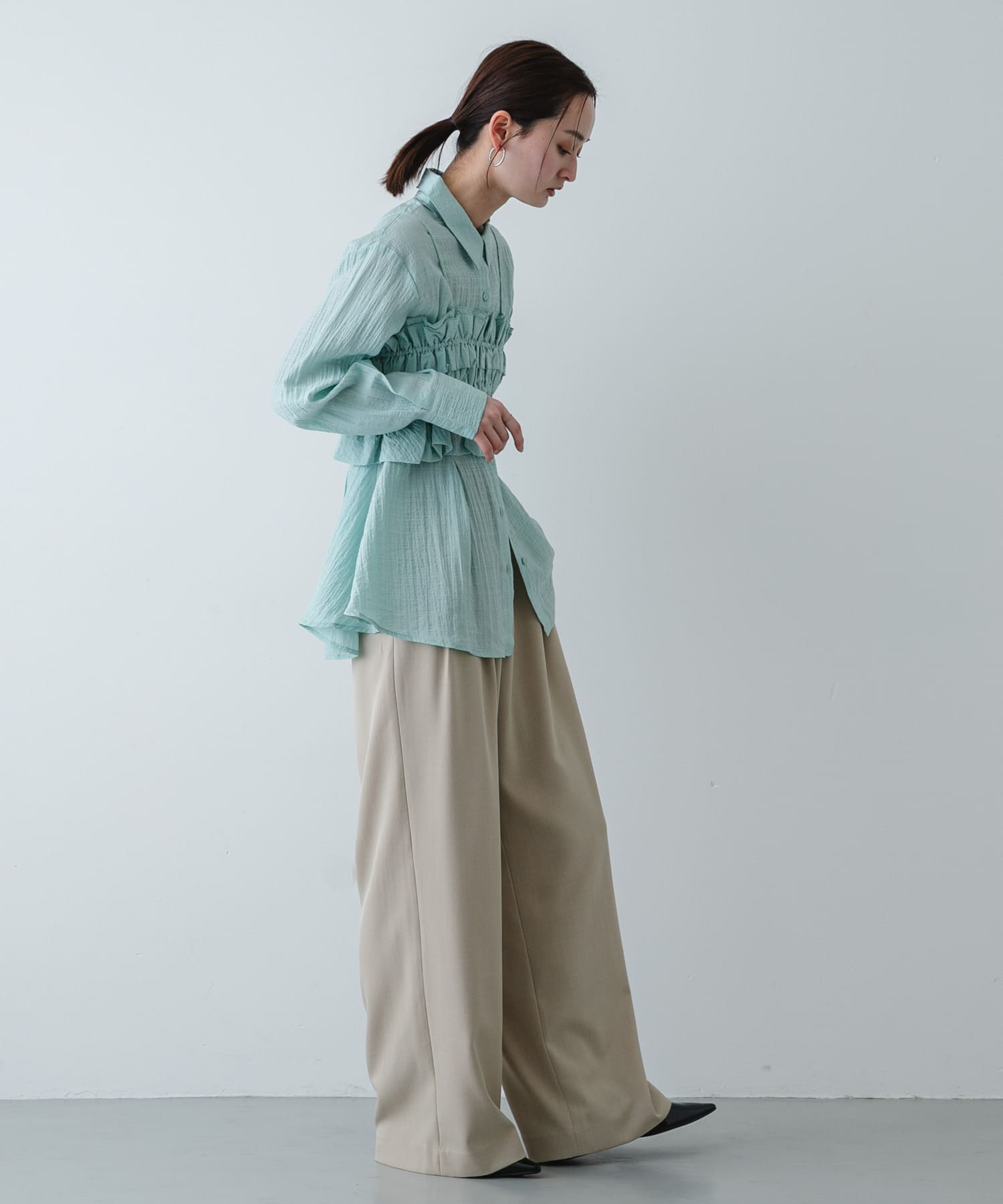 身長：169cm サイズ：one