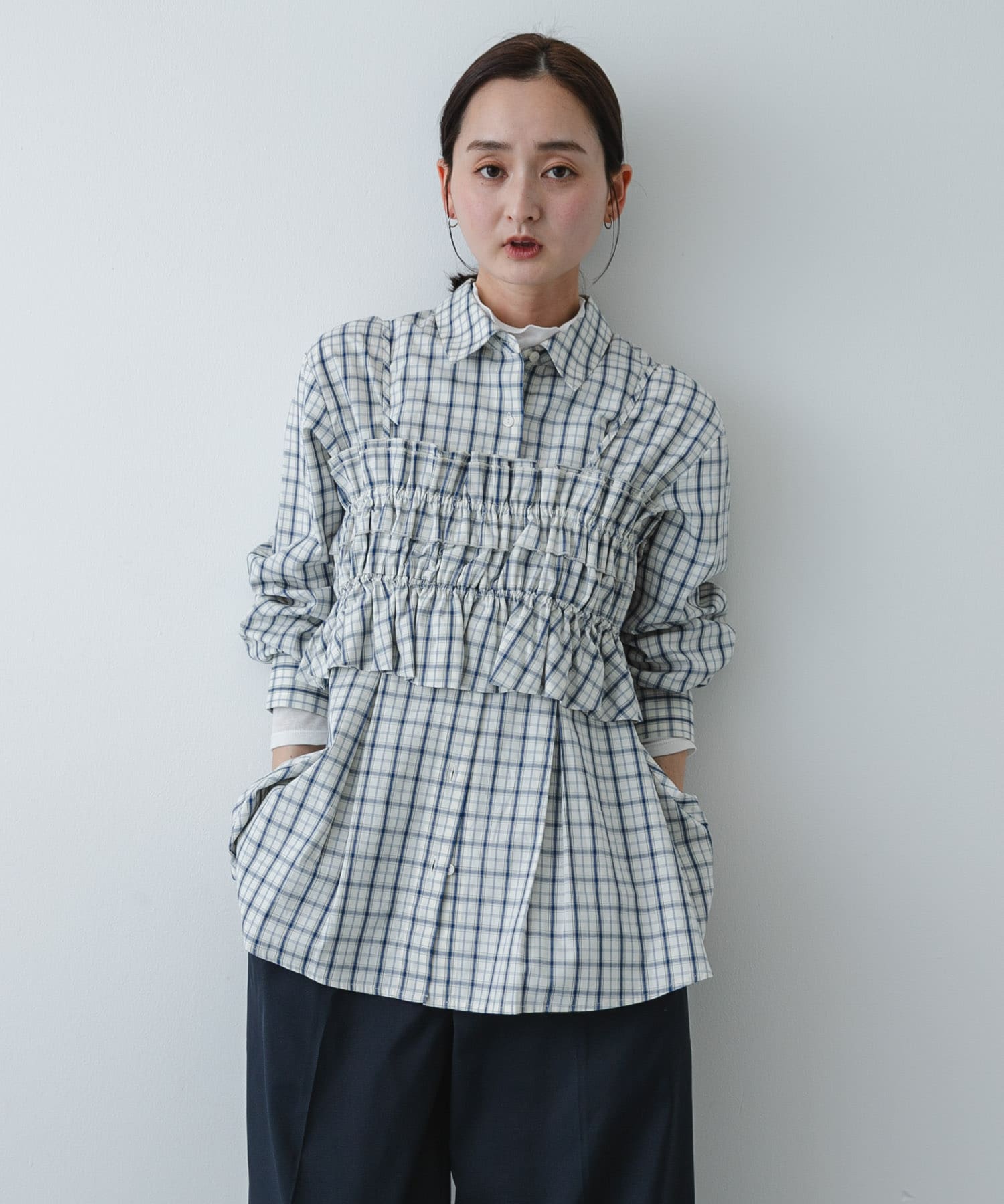 身長 : 169cm サイズ : one