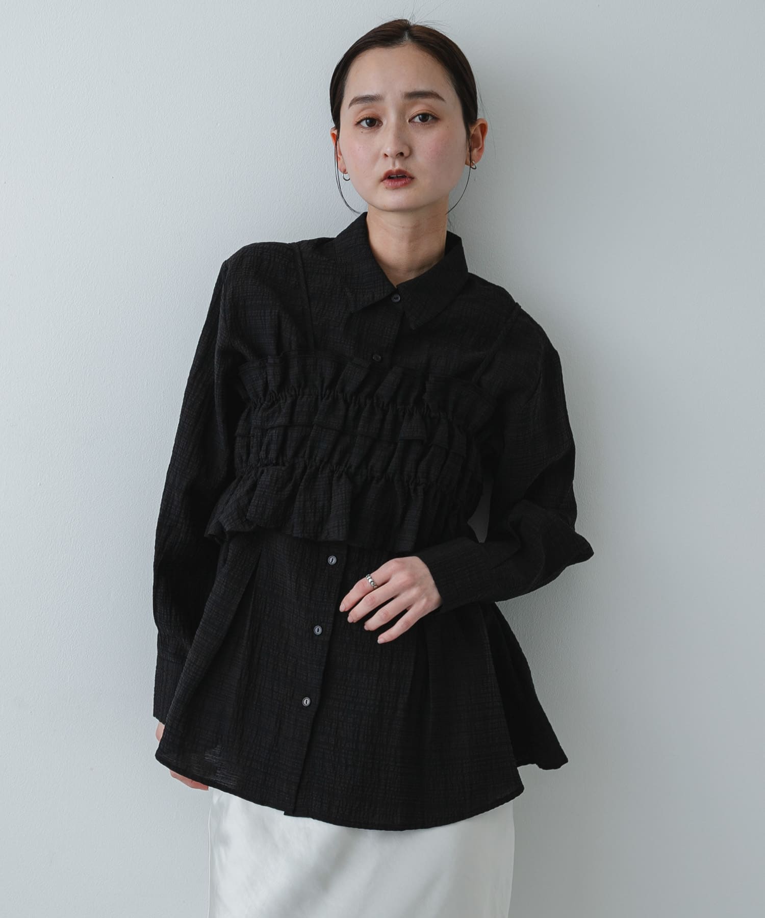 身長 : 169cm サイズ : one