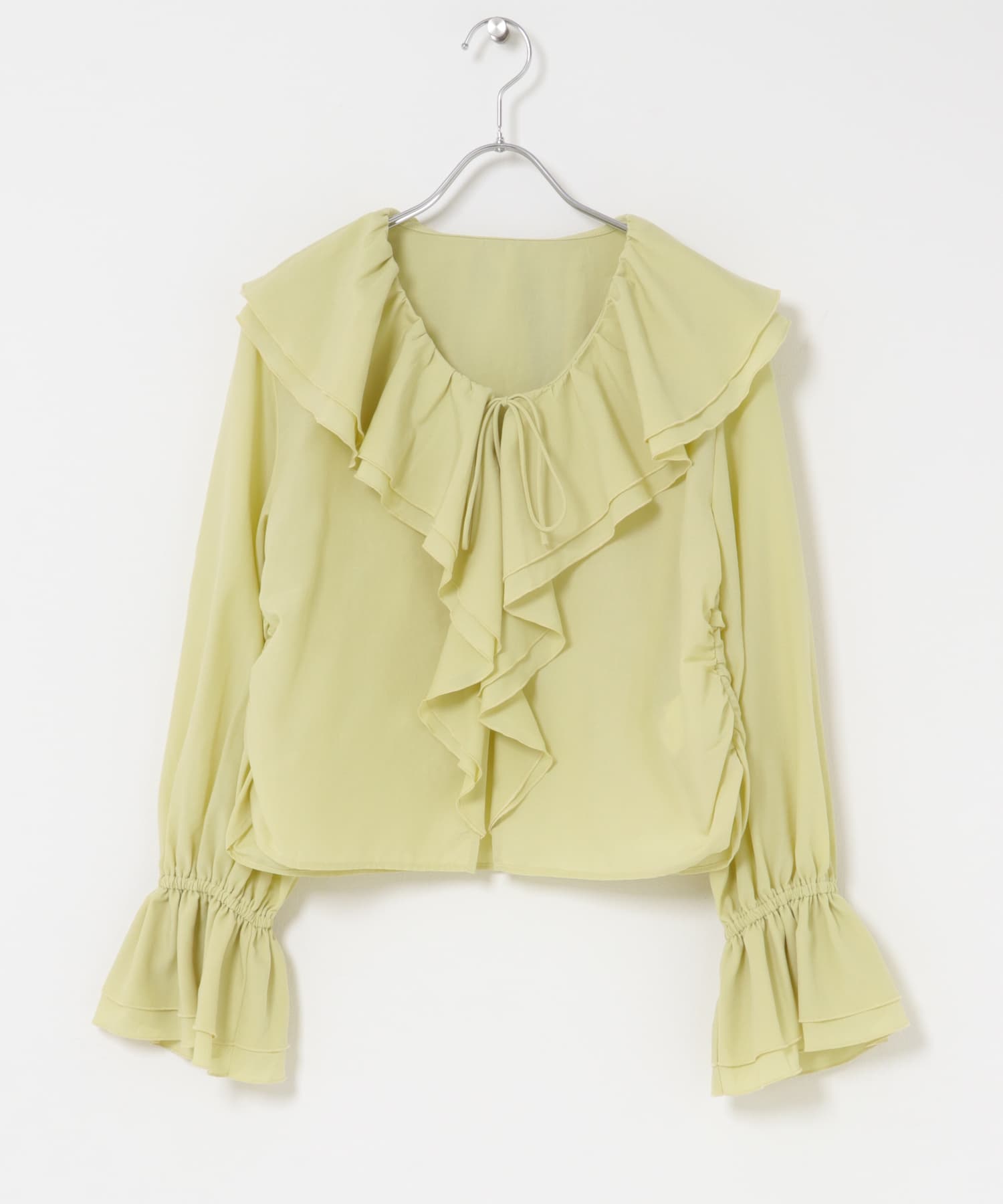 ラッフルブラウス Y.BEIGE One