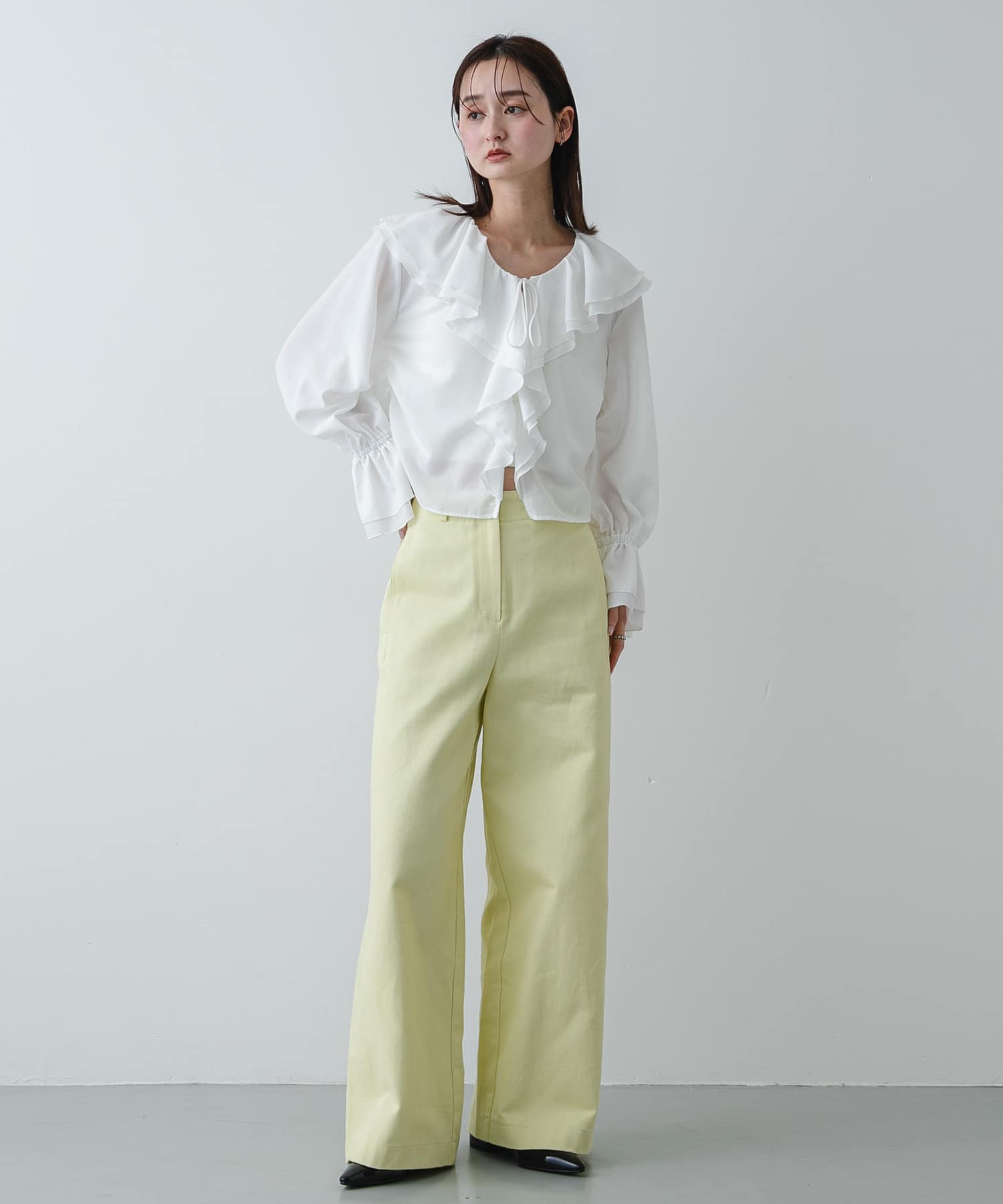 身長：169cm サイズ：one