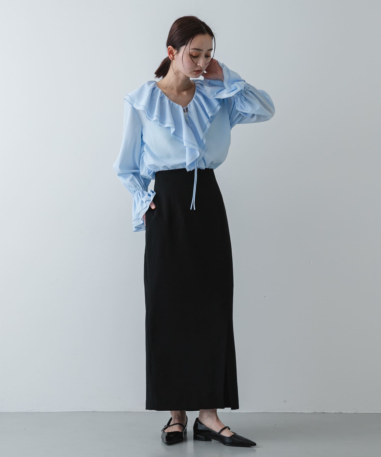身長：169cm サイズ：one