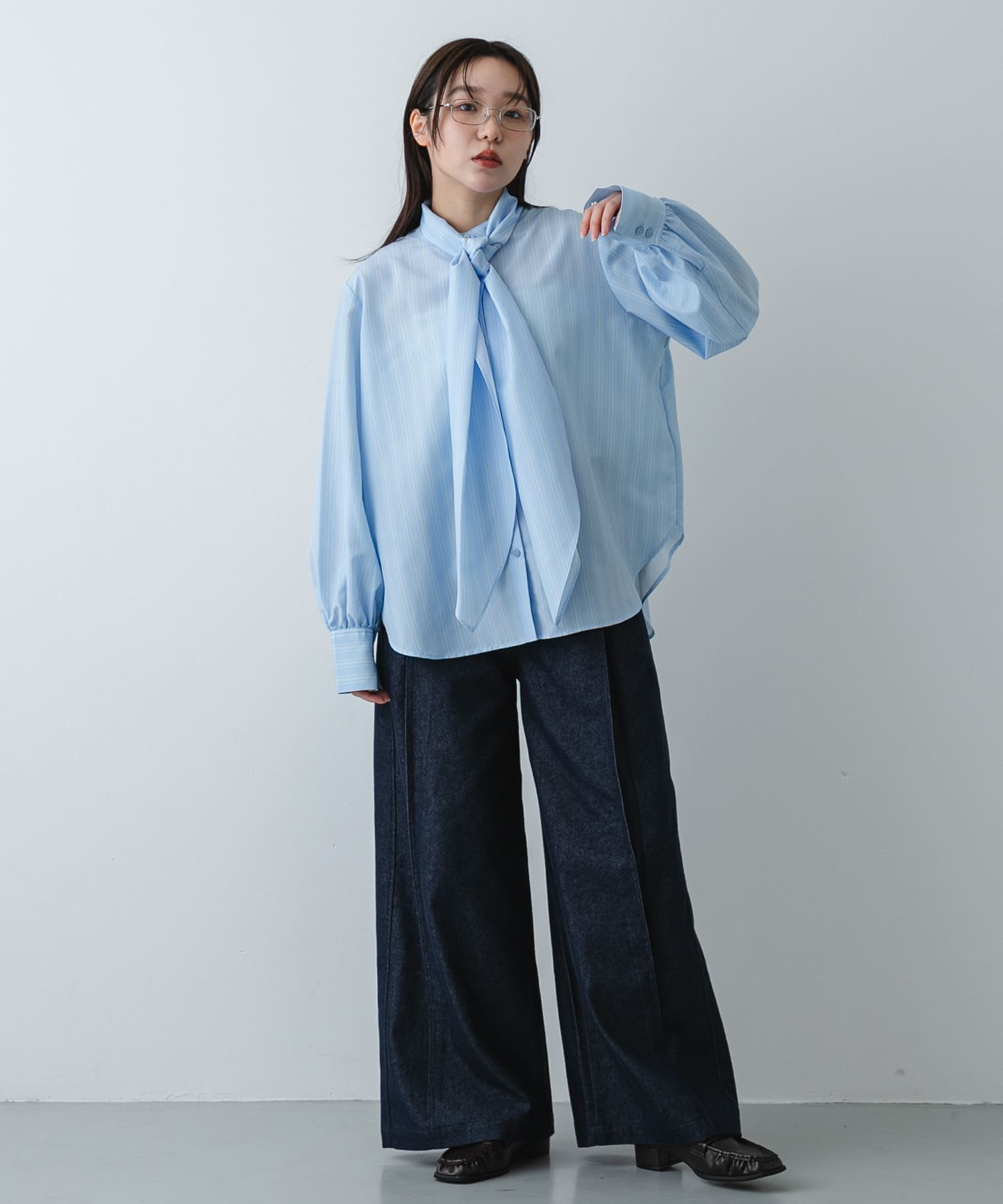 身長：158cm サイズ：one