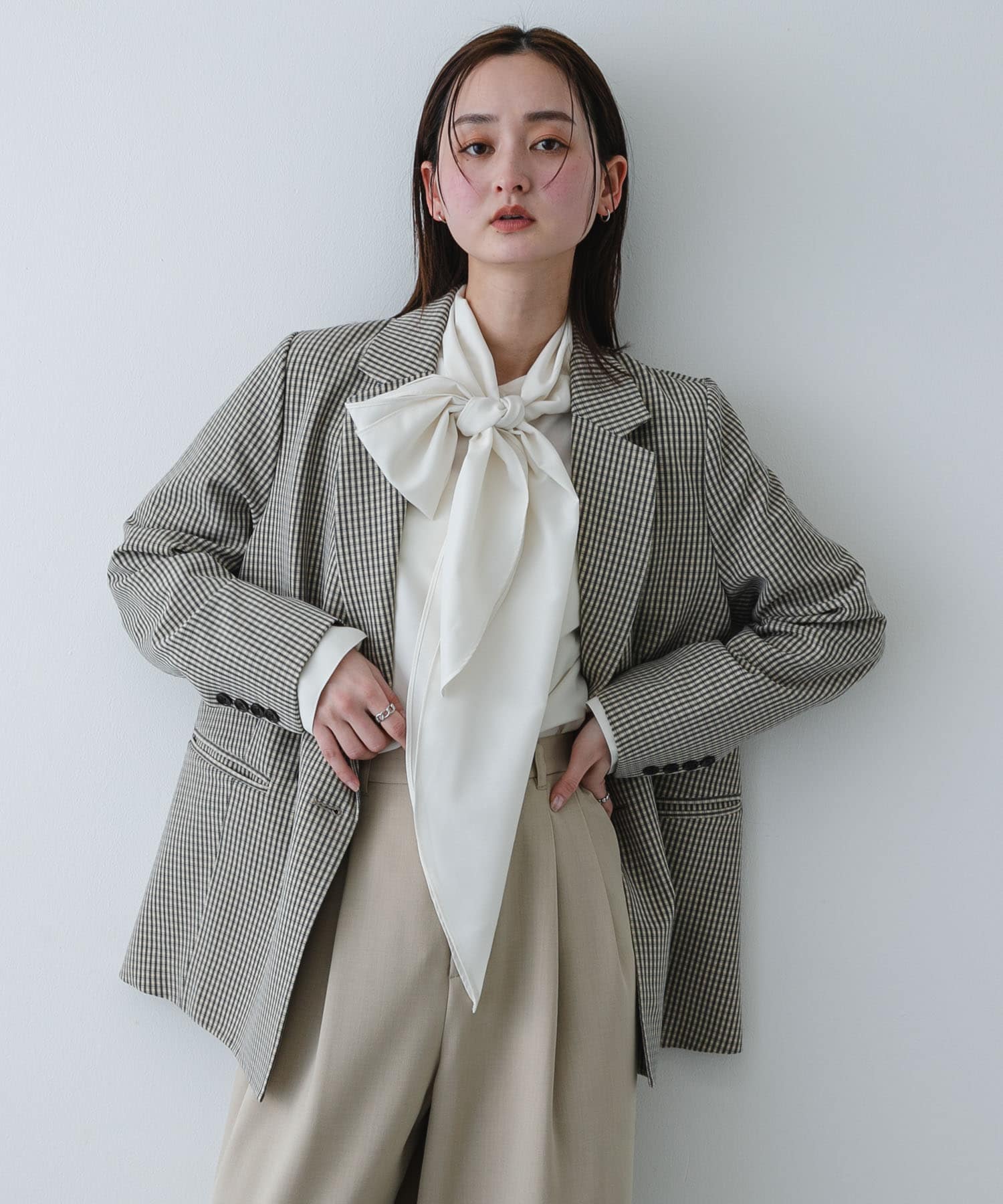 身長：169cm サイズ：one