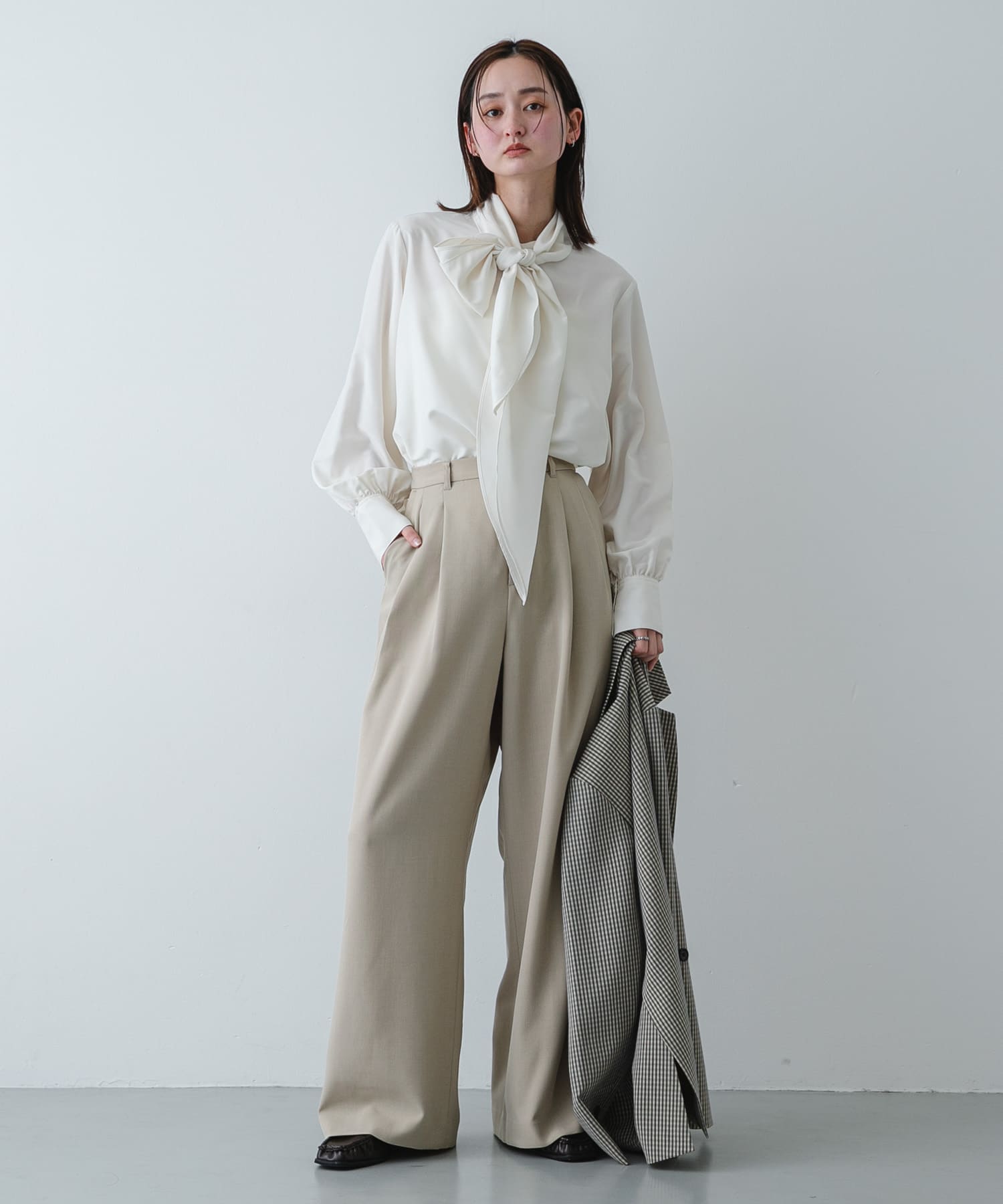 身長：169cm サイズ：one