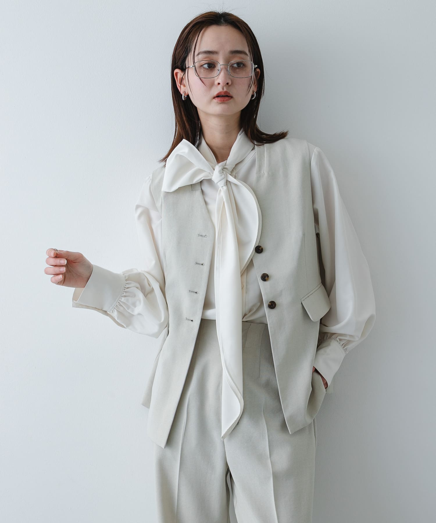 身長：169cm サイズ：one