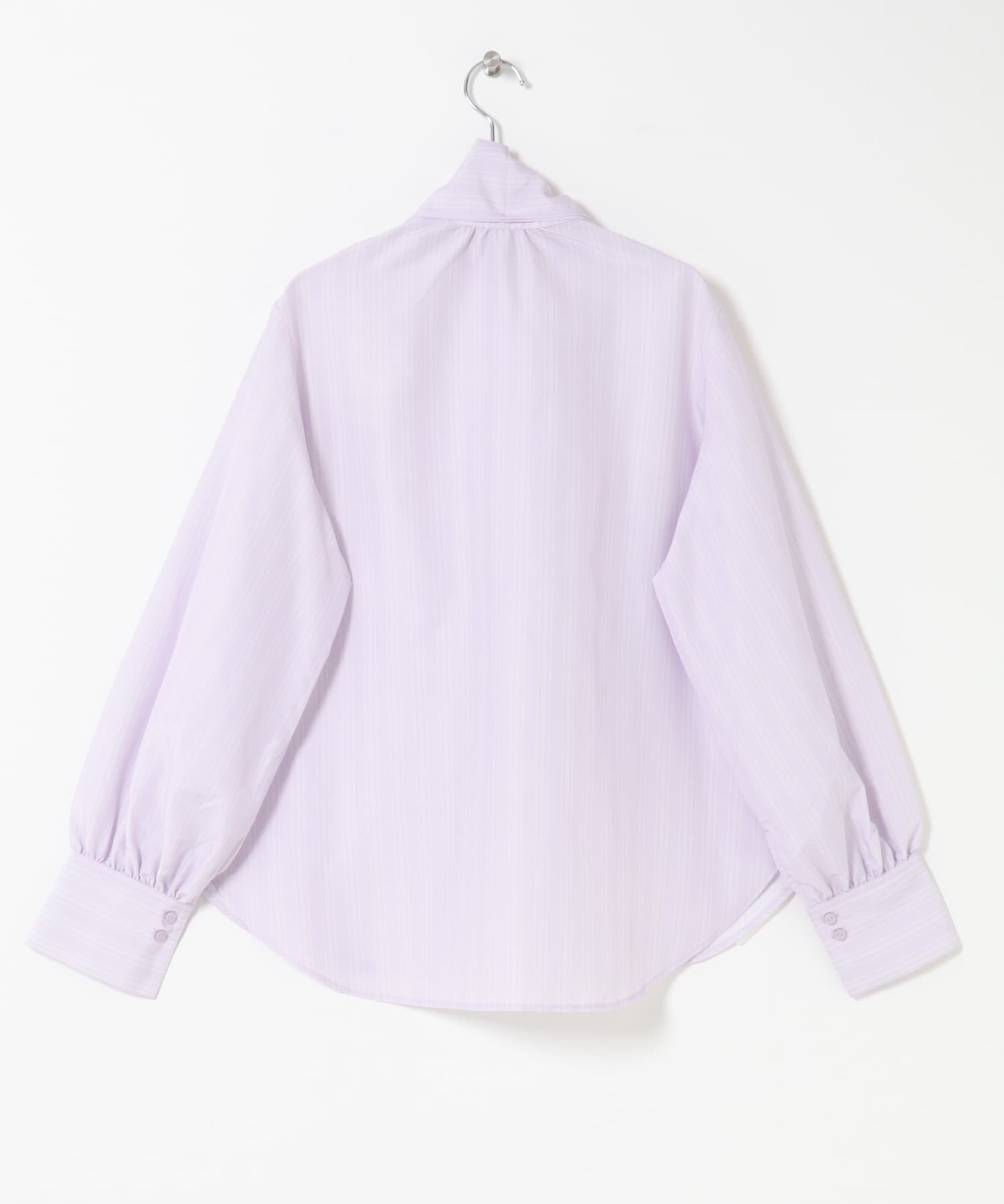 『イージーケア』ボウタイリボンブラウス PINK One