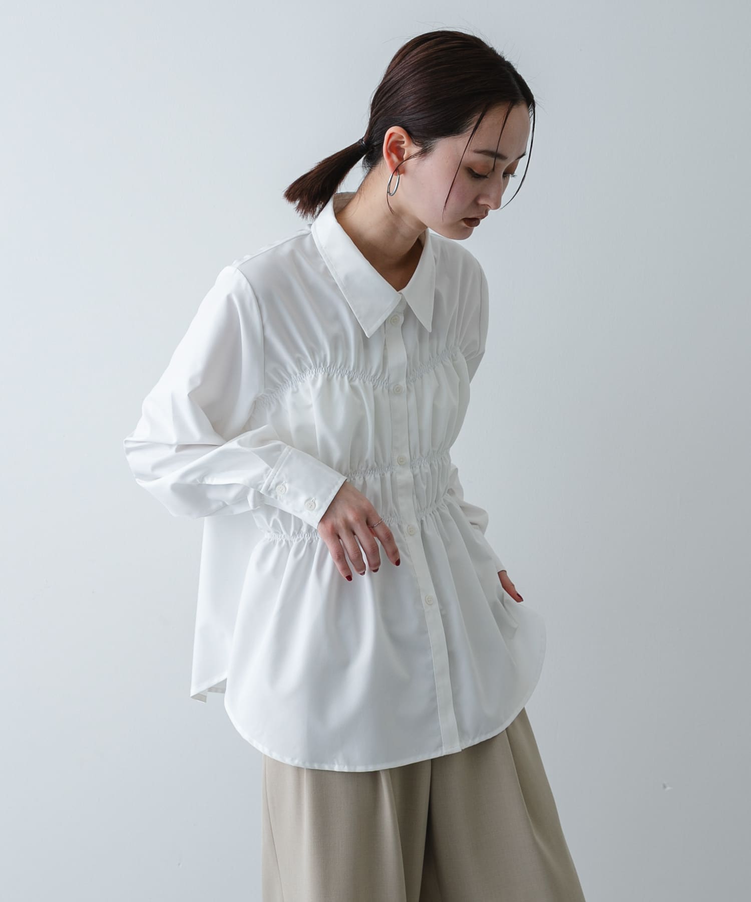 身長：169cm サイズ：one