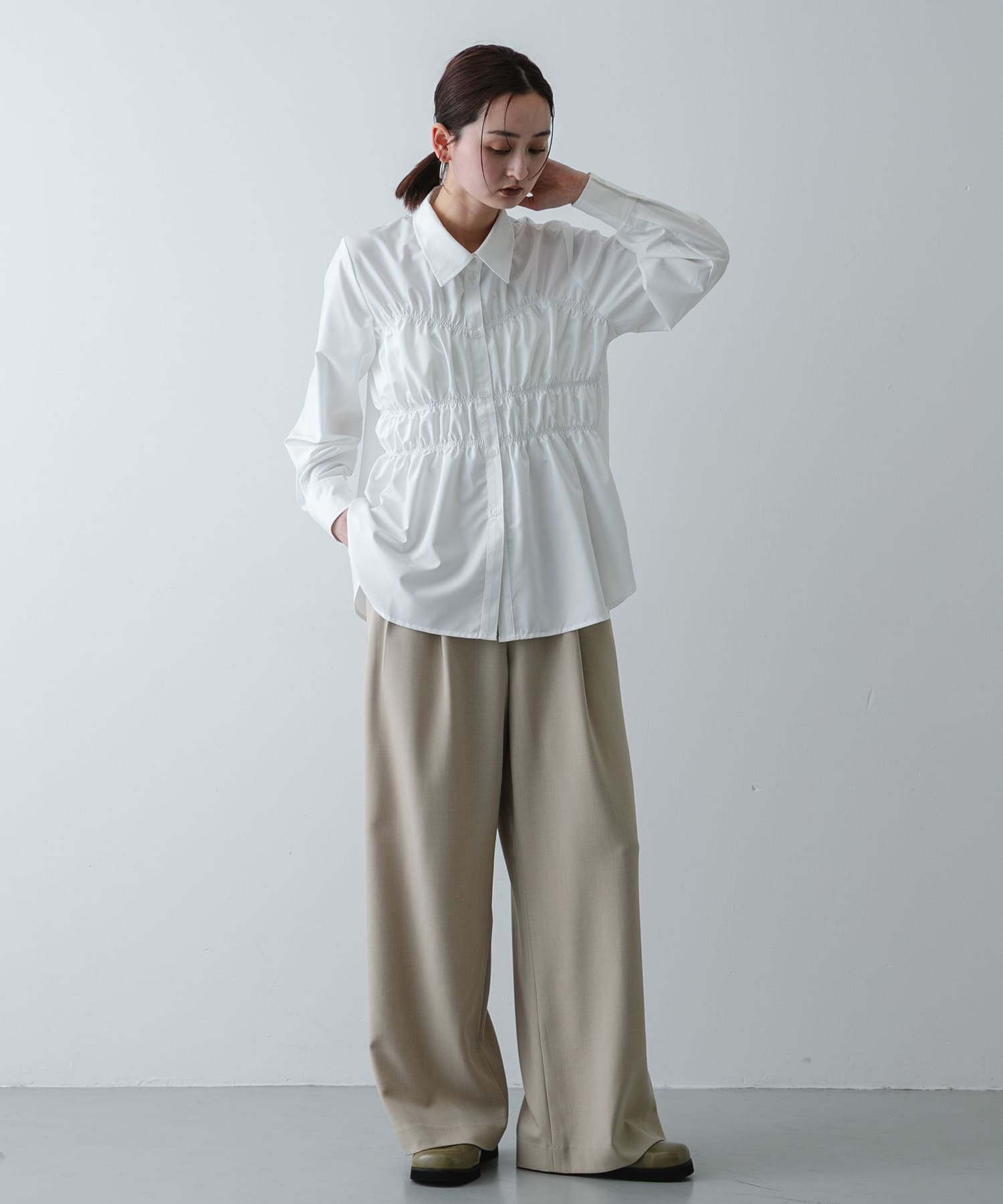 身長：169cm サイズ：one