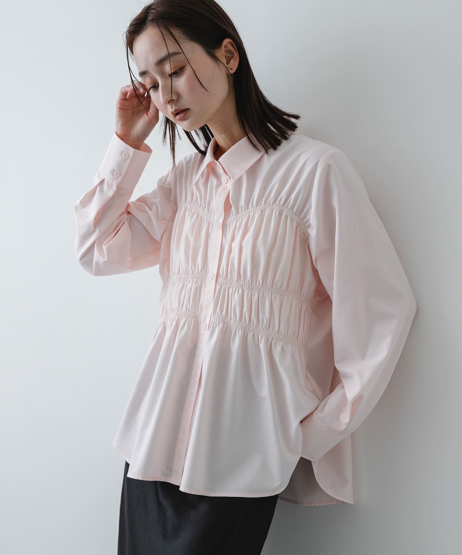 身長：169cm サイズ：one