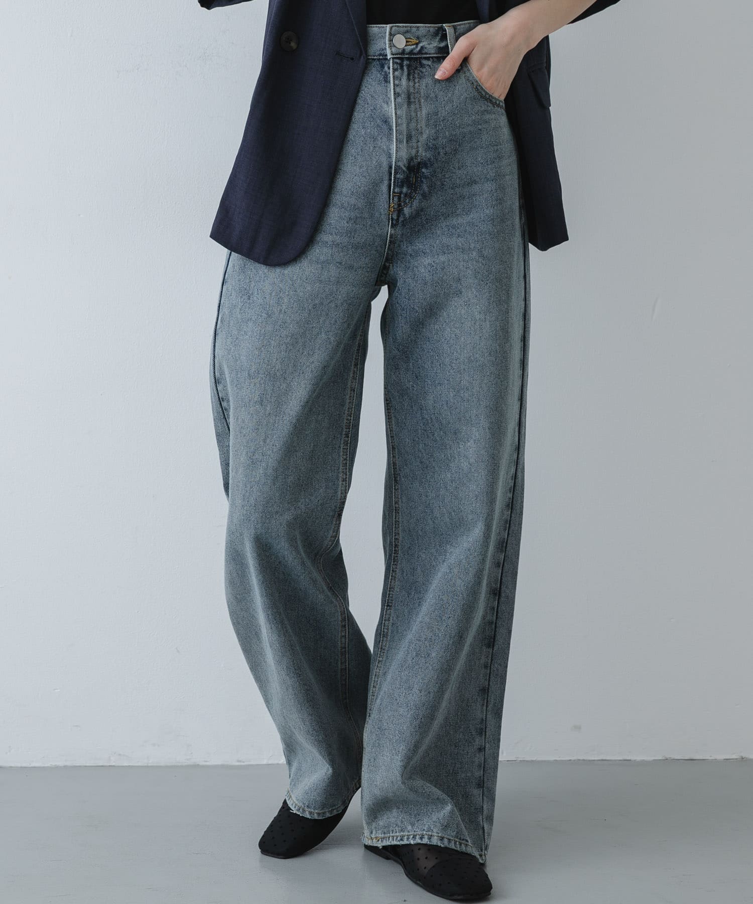 ストレートレッグデニム
