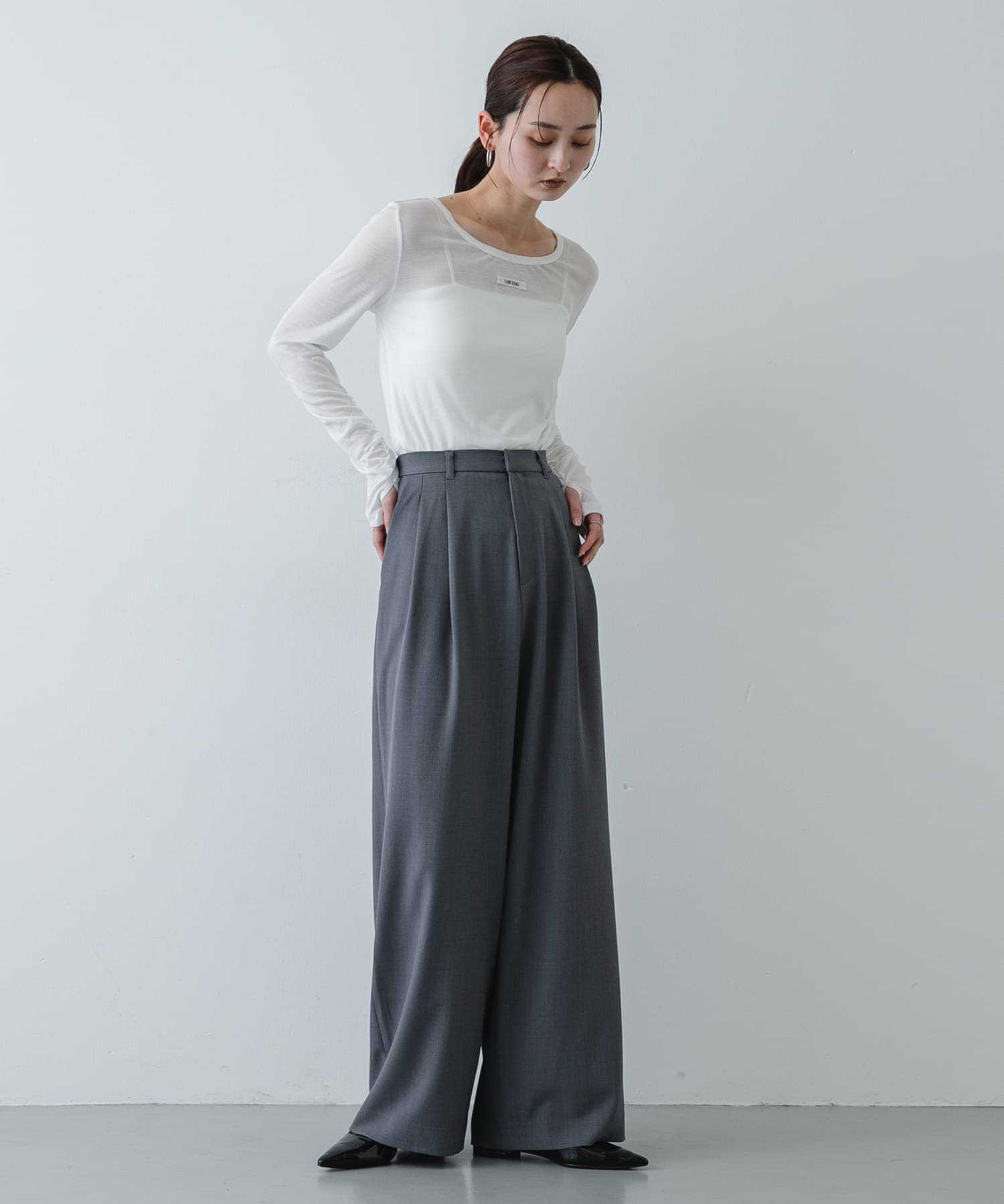 身長：169cm サイズ：L