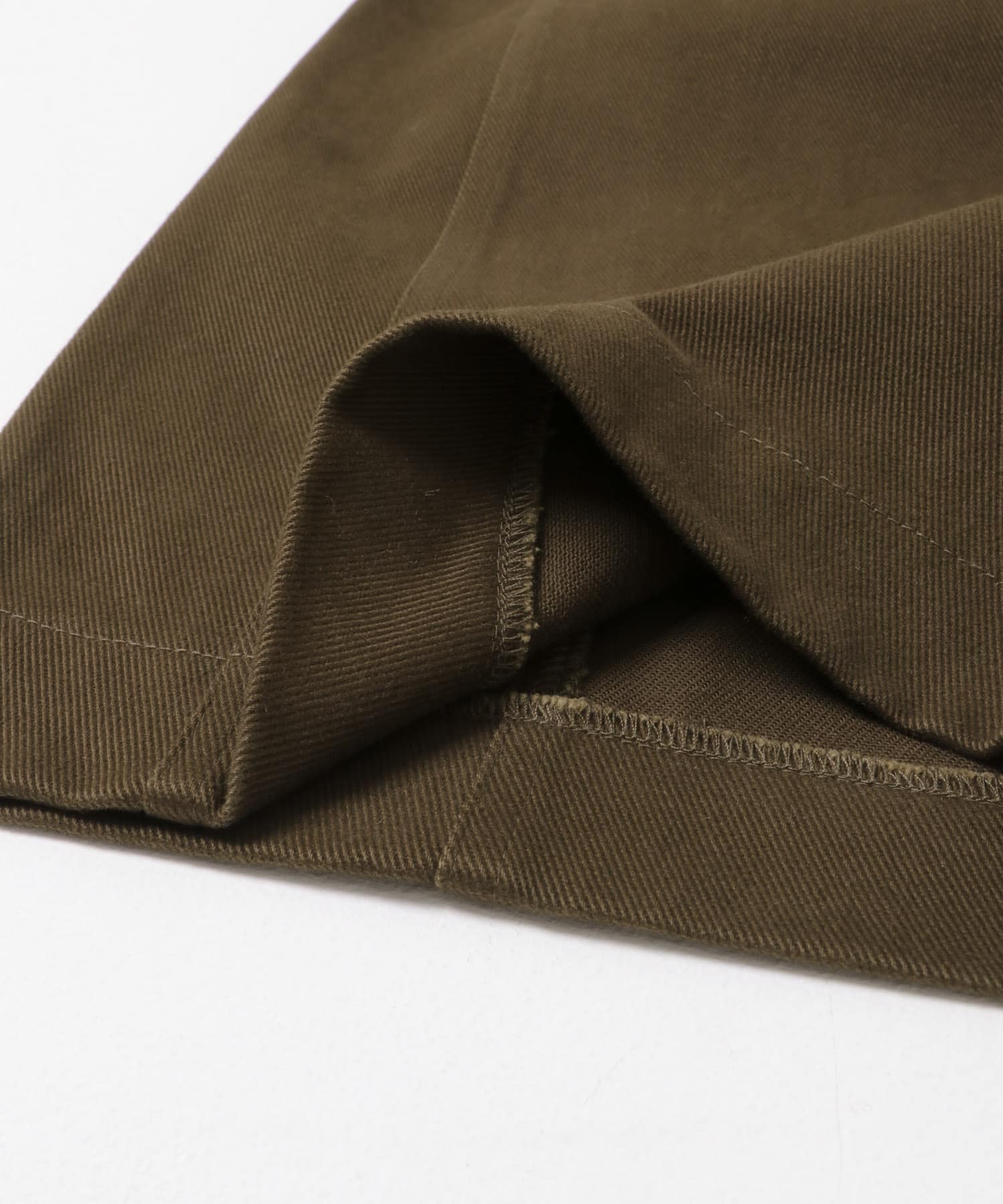 カラーワイドパンツ BROWN S