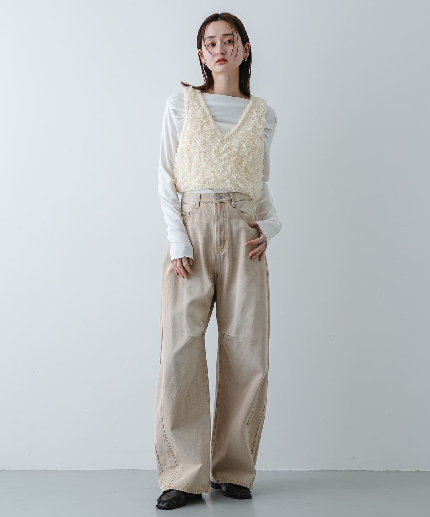 身長：169cm サイズ：L