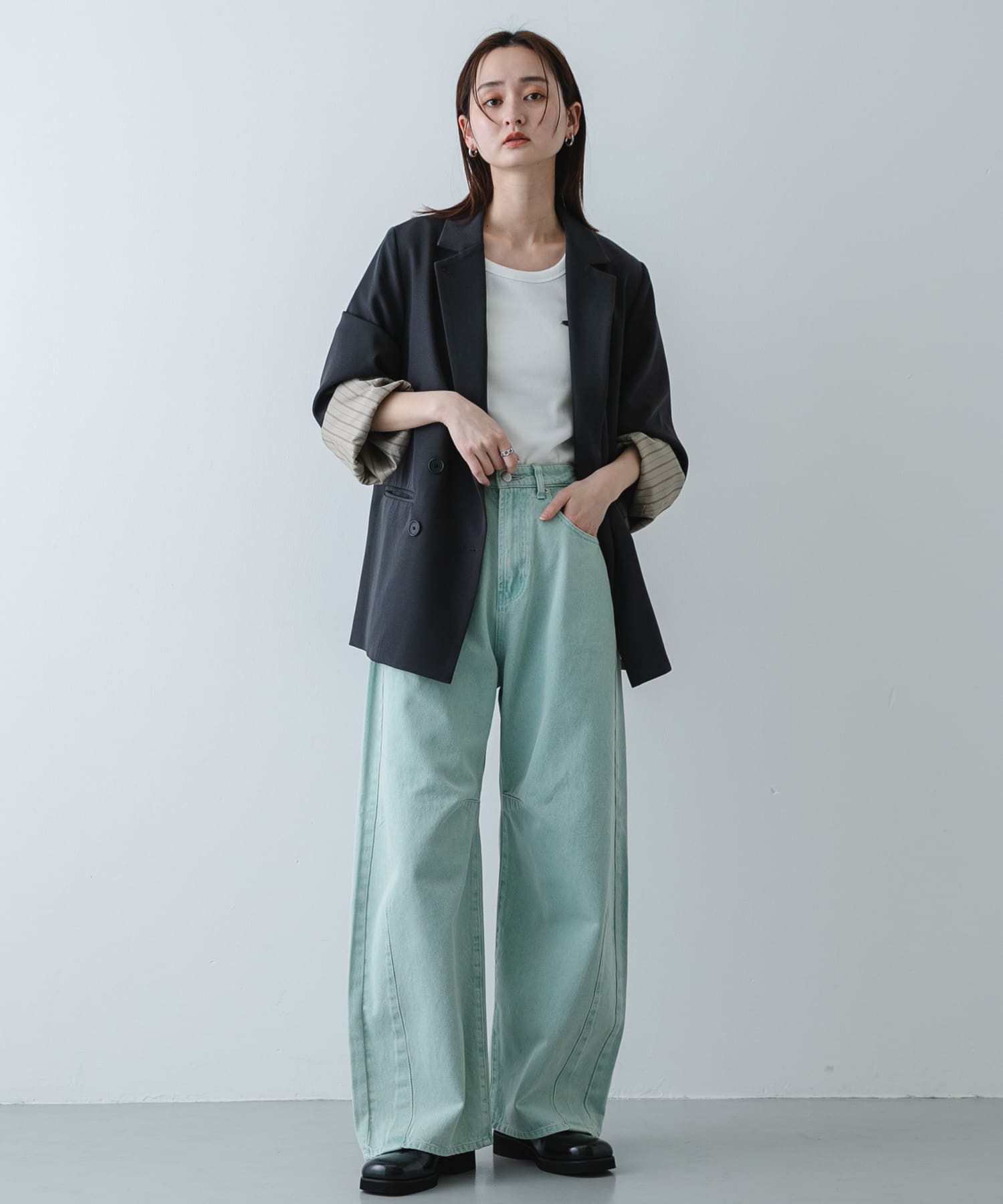 身長：169cm サイズ：L