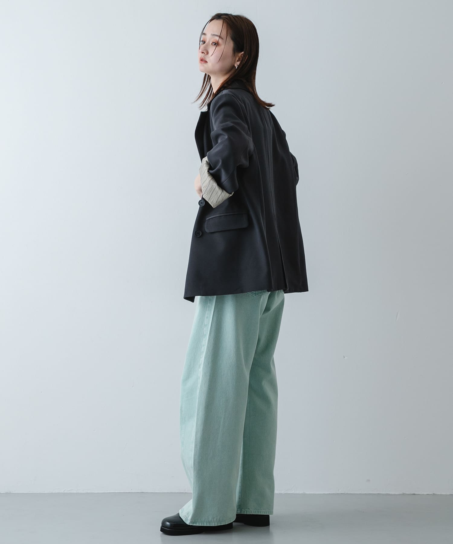 身長：169cm サイズ：L