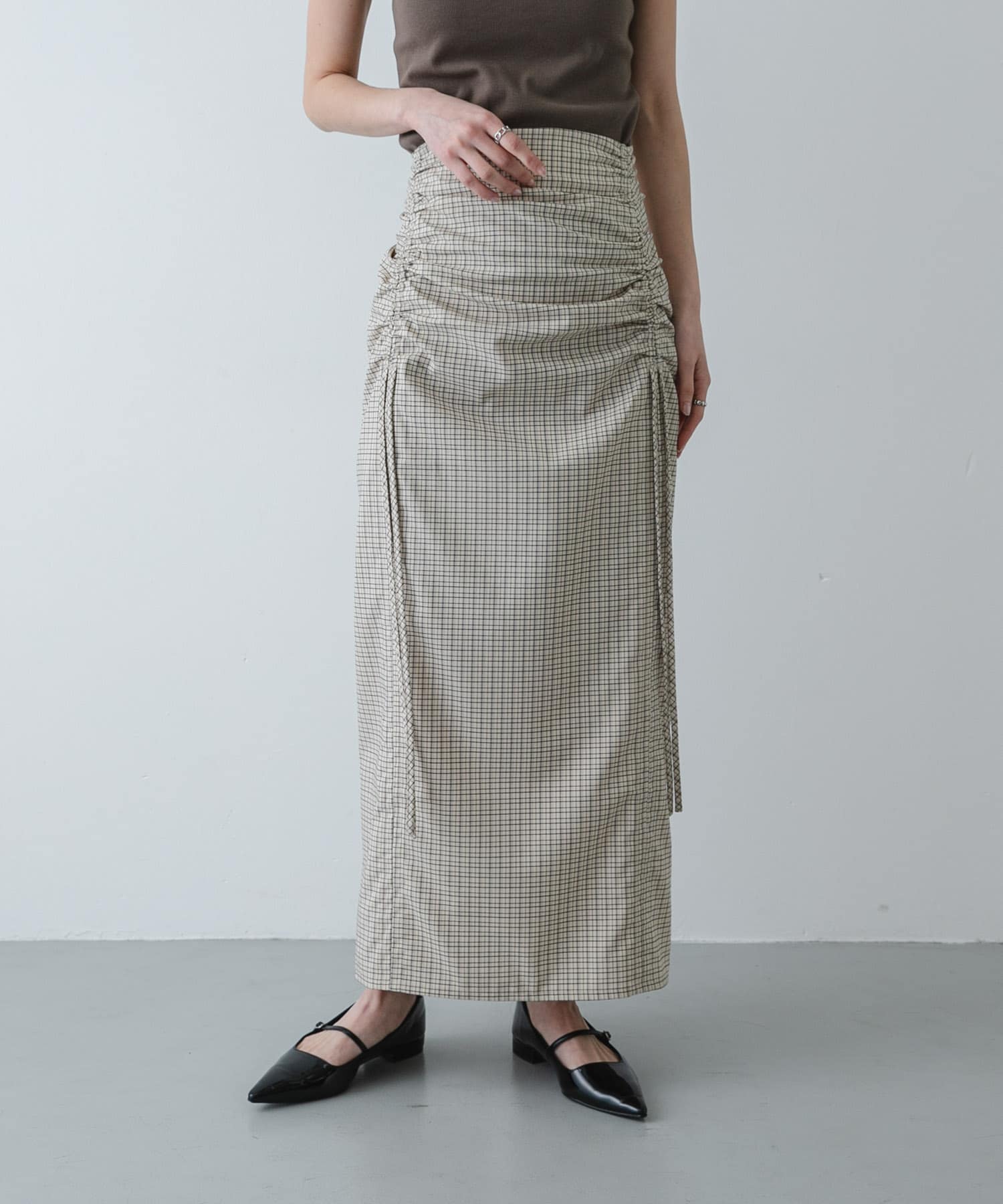 シャーリングスカート