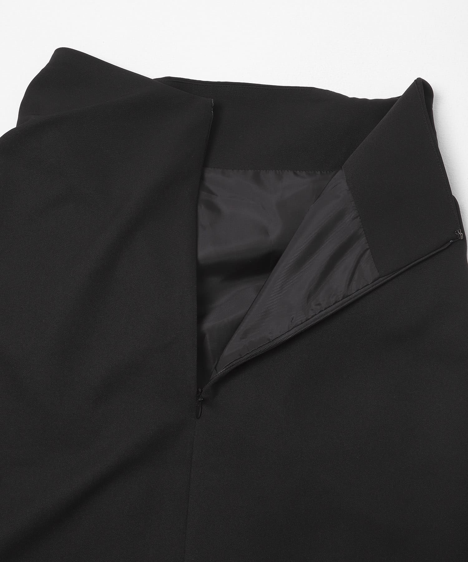 シャーリングスカート BLACK S