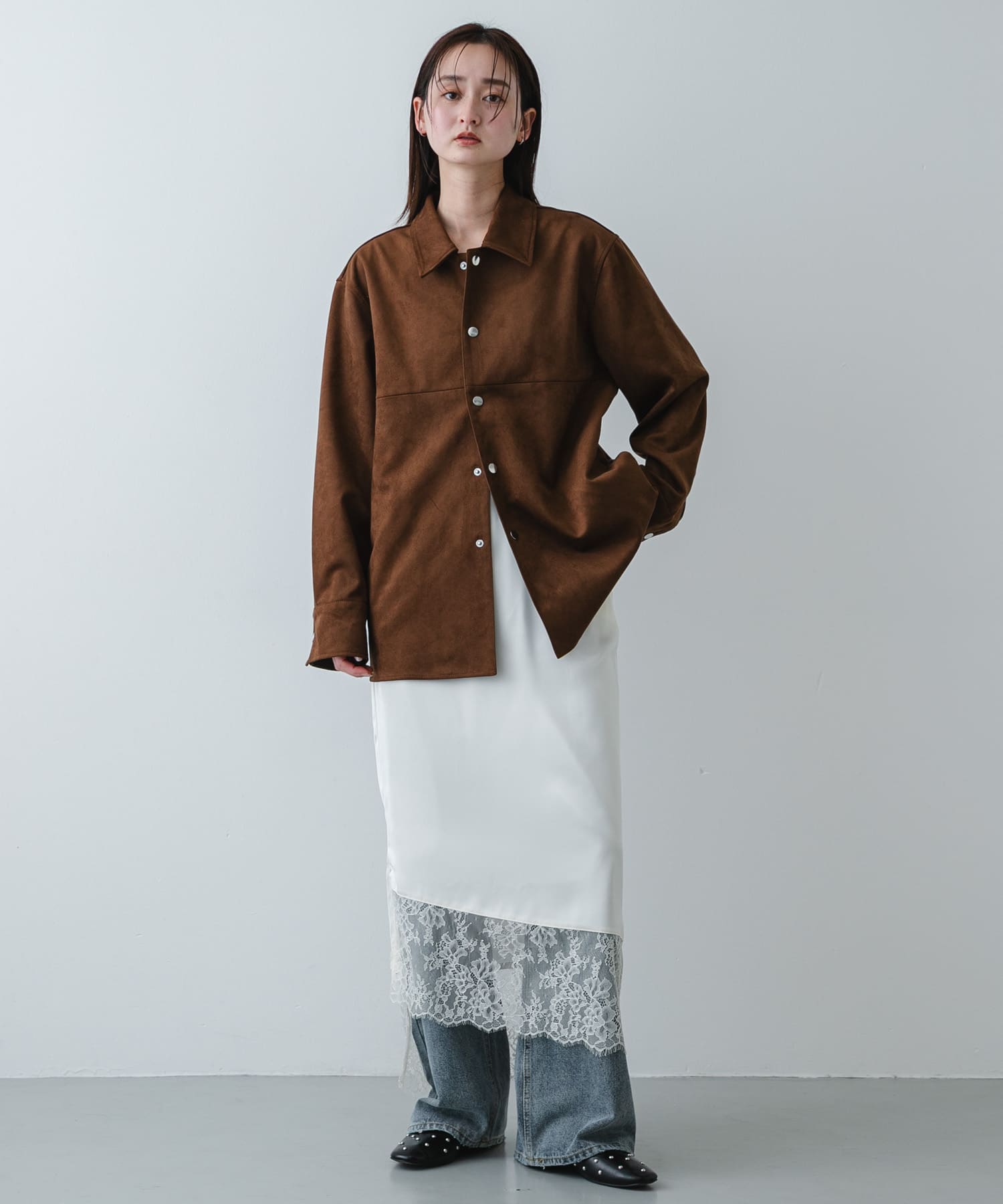 身長：169cm サイズ：one