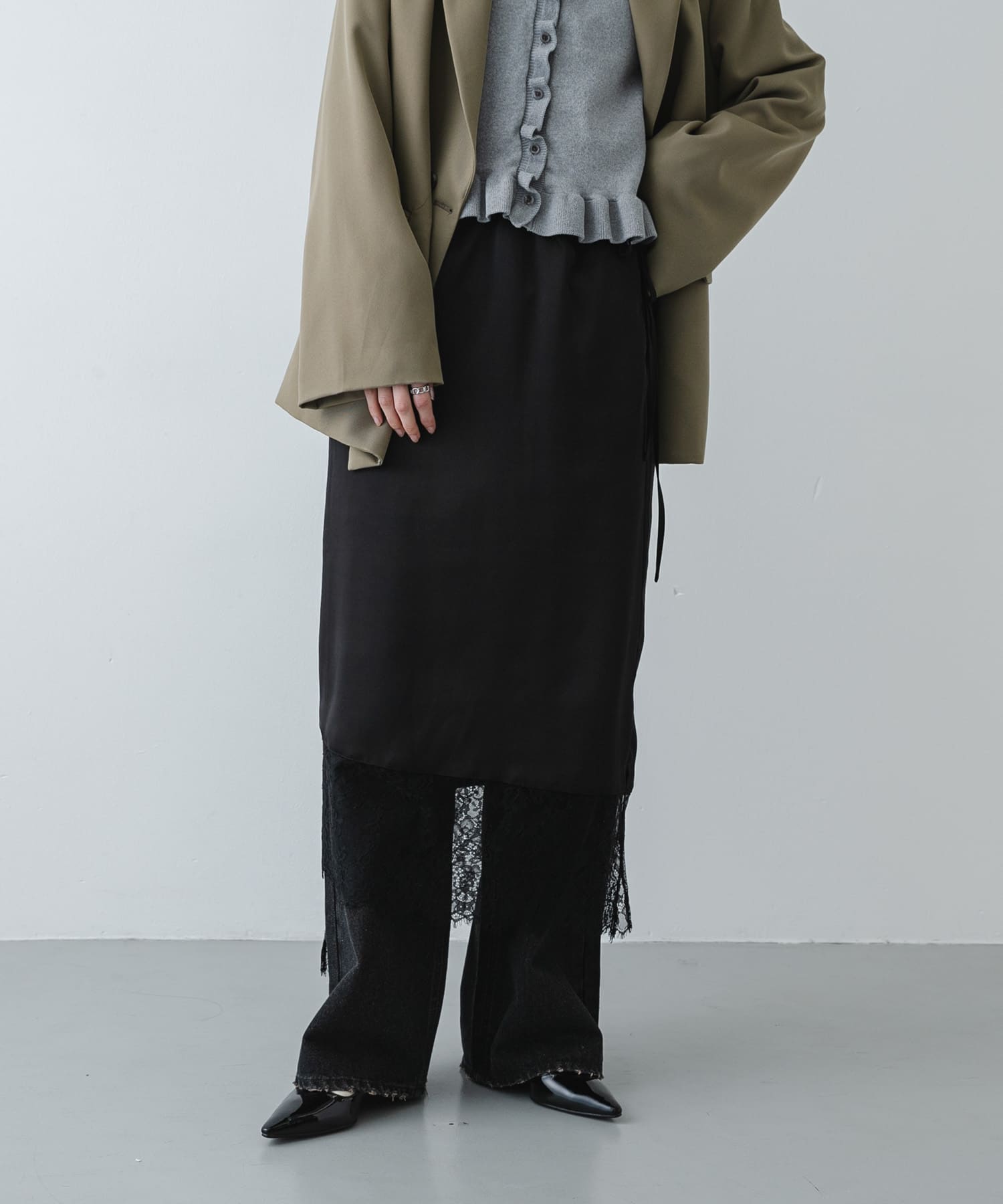 身長：169cm サイズ：one