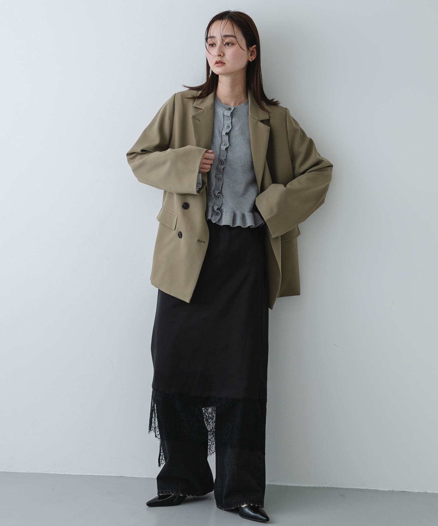 身長：169cm サイズ：one