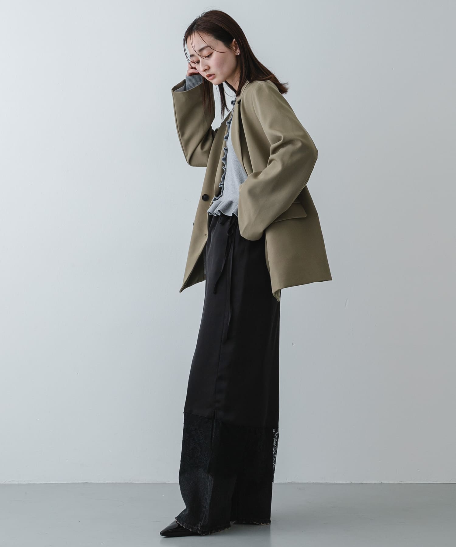 身長：169cm サイズ：one