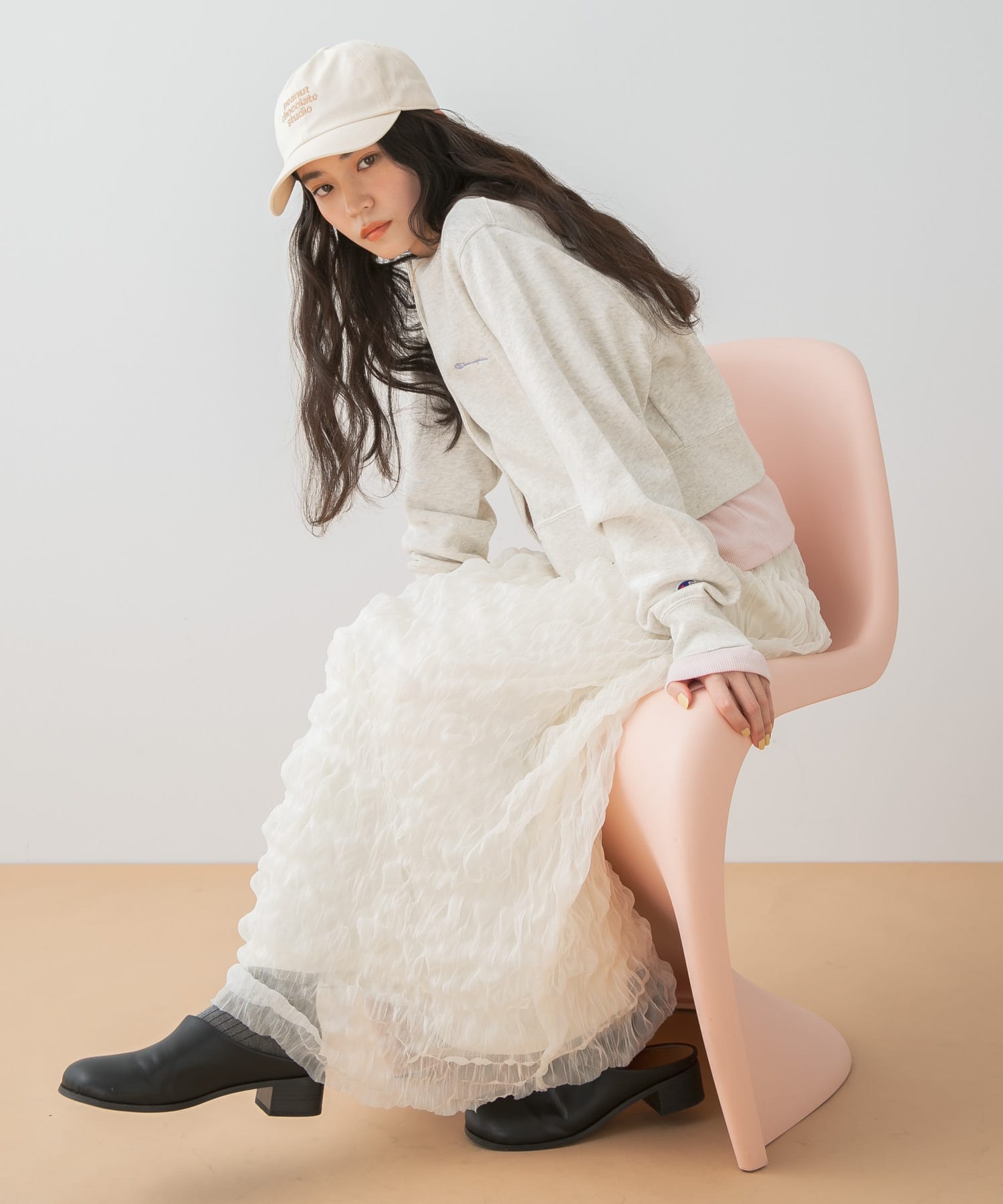 身長：160cm サイズ：one